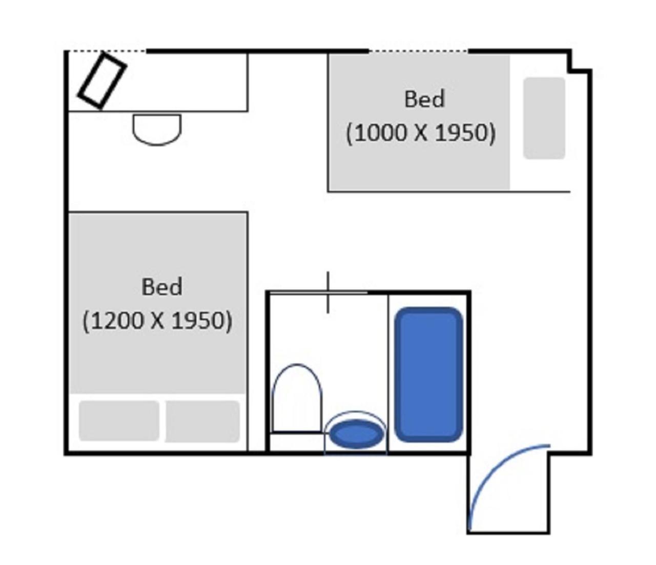 Large Twin Room Non-Smoking