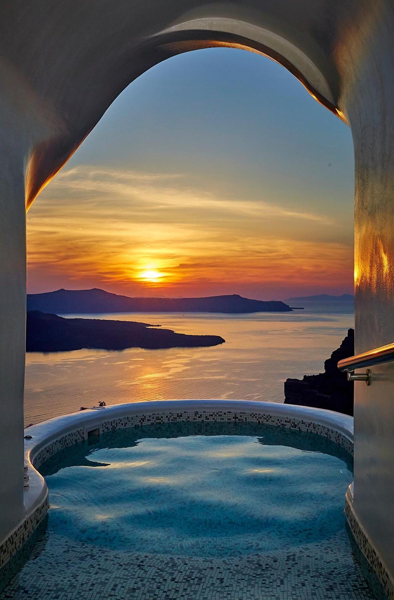 Villa Sapphire Private Pool Hot Tub Caldera View