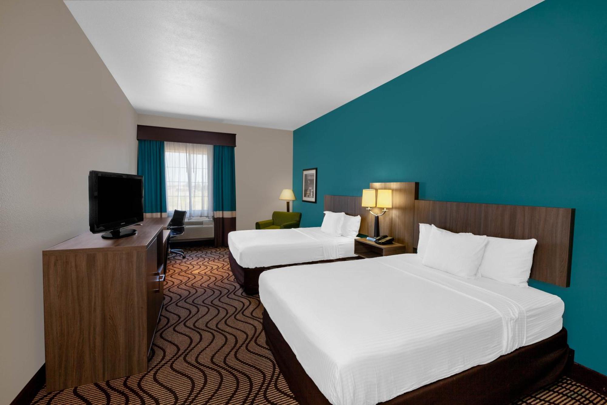 Queen Room Two Queen Beds Mobility Accessible or Non-Smoking