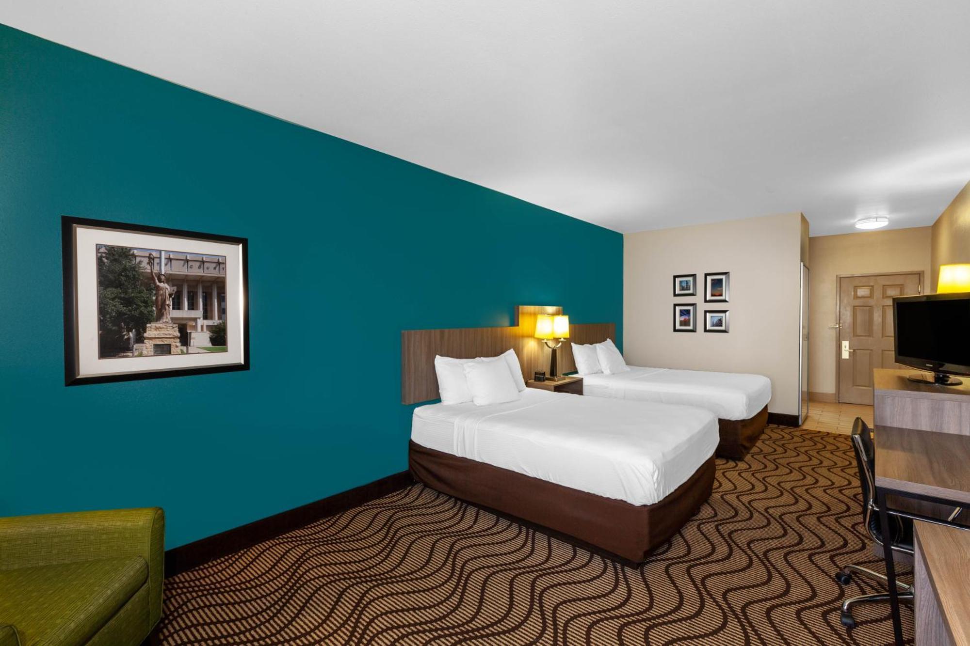 Queen Room Two Queen Beds Mobility Accessible or Non-Smoking