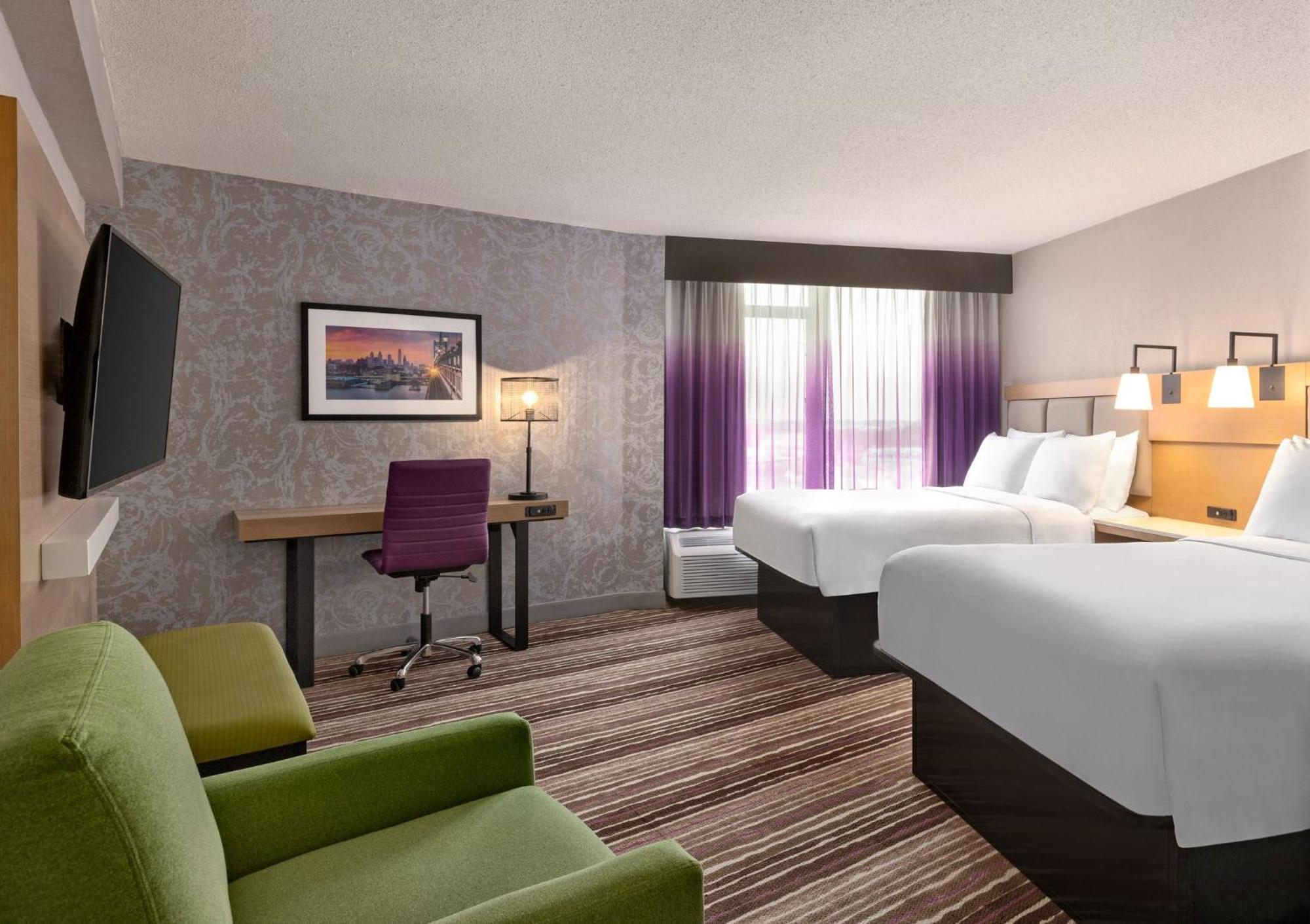Standard Queen Room with Two Queen Beds and Mobility Accessible Roll-In Shower