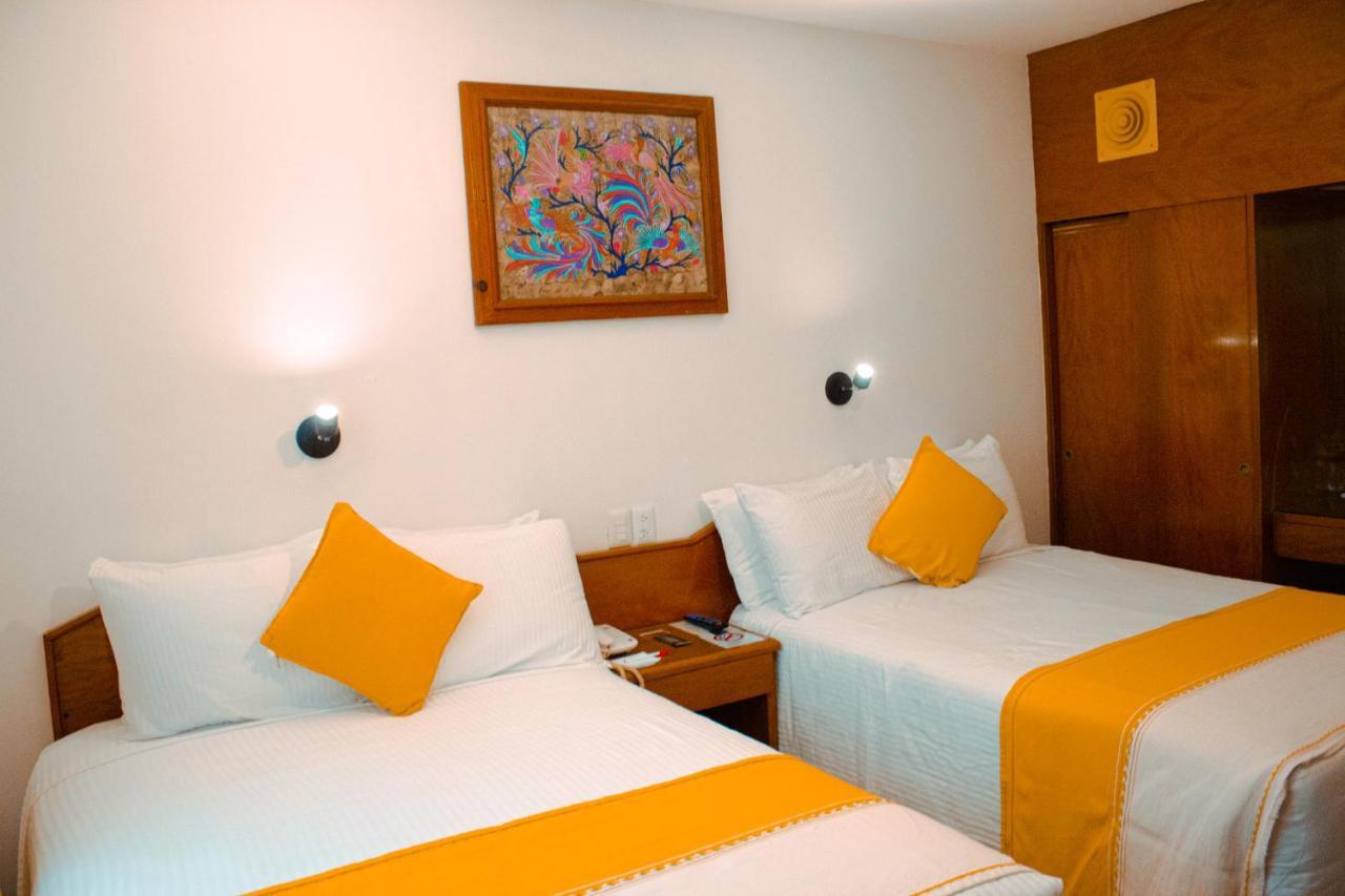 Interior Double Room with Two Double Beds