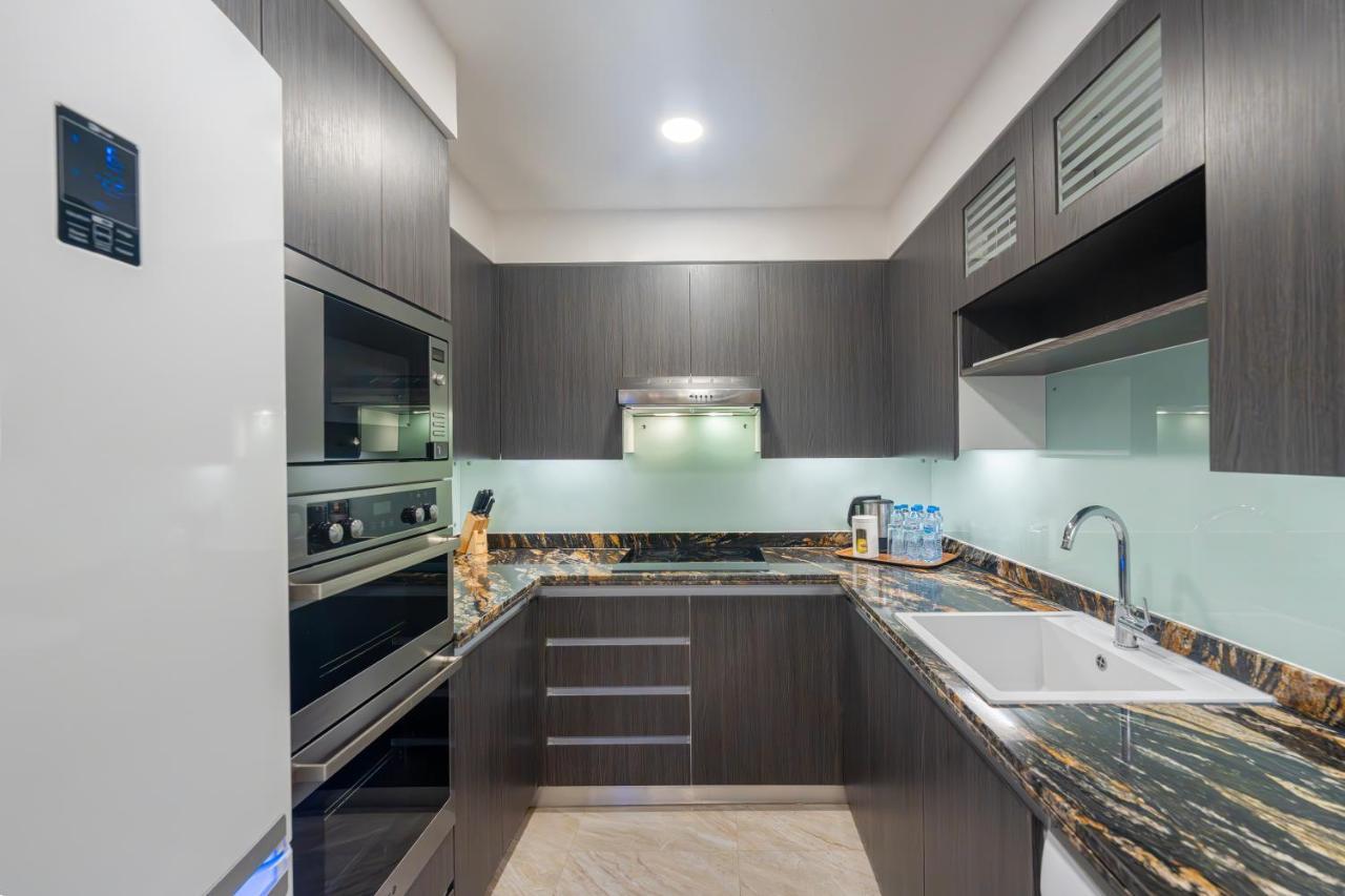 Deluxe Four Bedroom Family Apartment Kitchen on Spa treatments