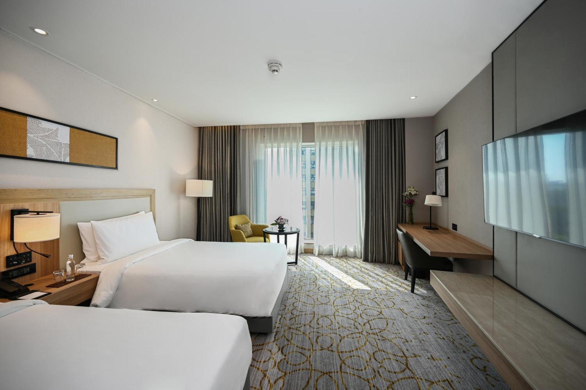 Superior Twin Room with City View | 10% Off on Food & Soft Beverages, Laundry, Spa, Airport Transfers and Early Check in & Late Check out (Subject to Availability)