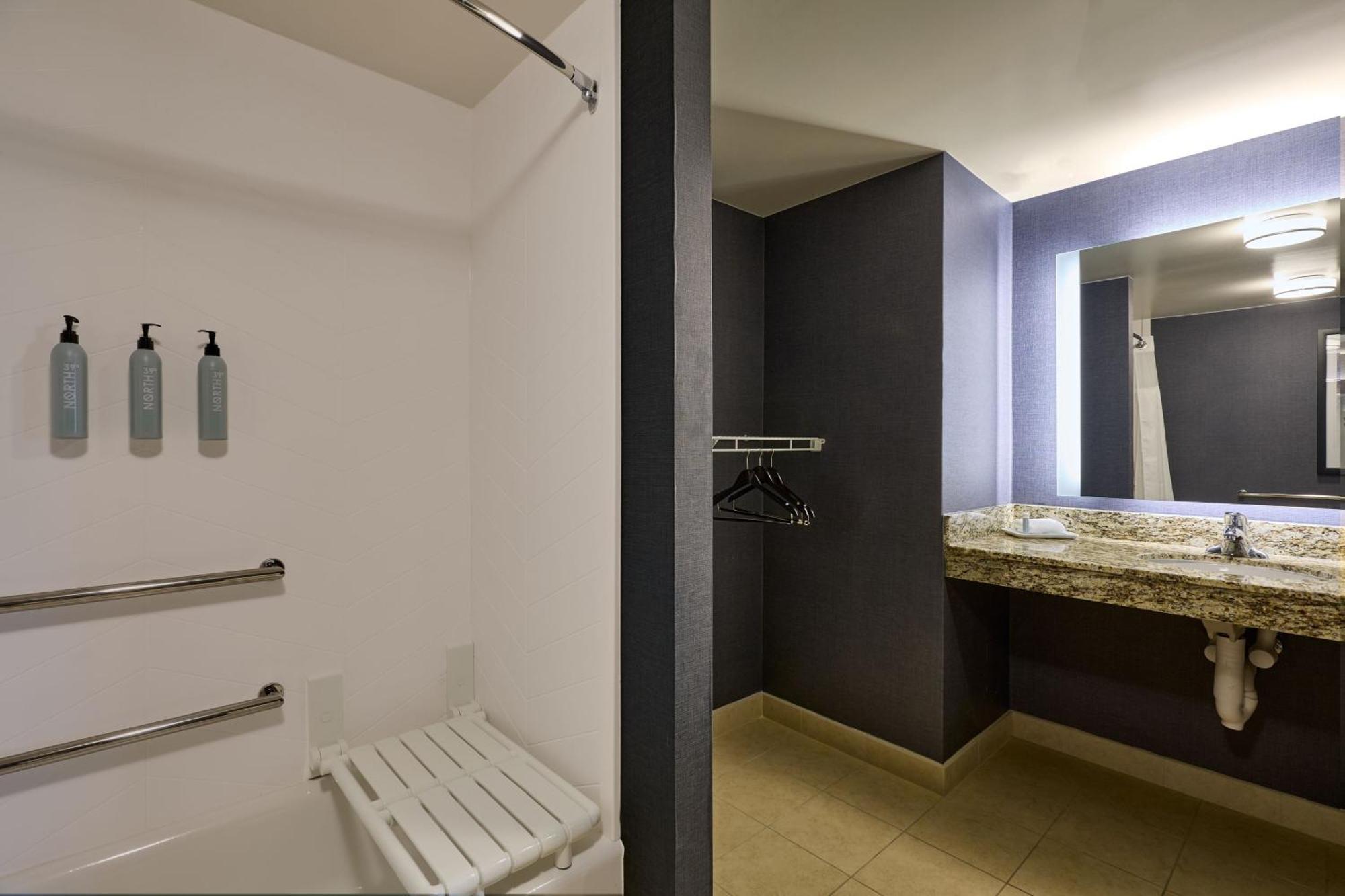 One-Bedroom King Suite City View Adapted Tub Mobility Accessible