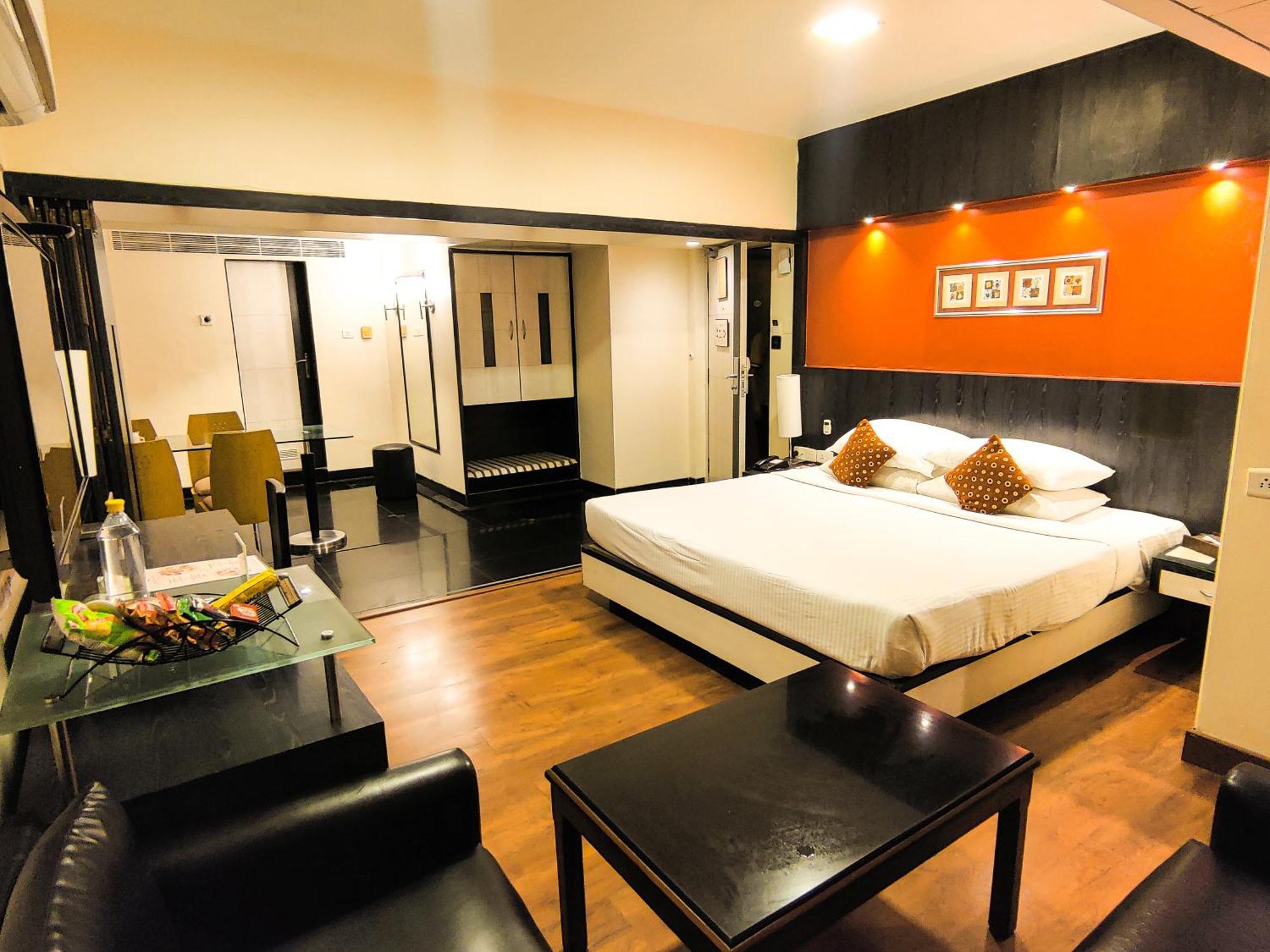 Suite room chef’s choice veg or non-veg platter Fruit Basket Airport Pick up & drop
