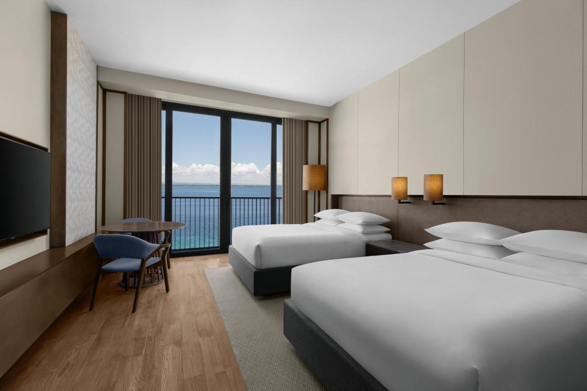 Double Room Two Double Beds Balcony Ocean View