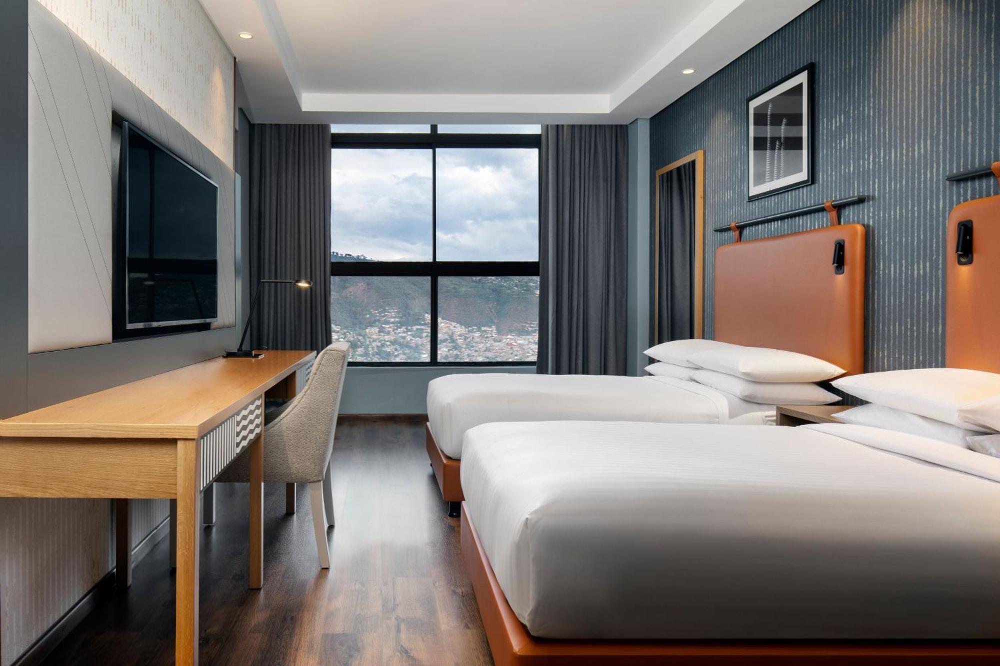 Double Room Two Double Beds Inland View