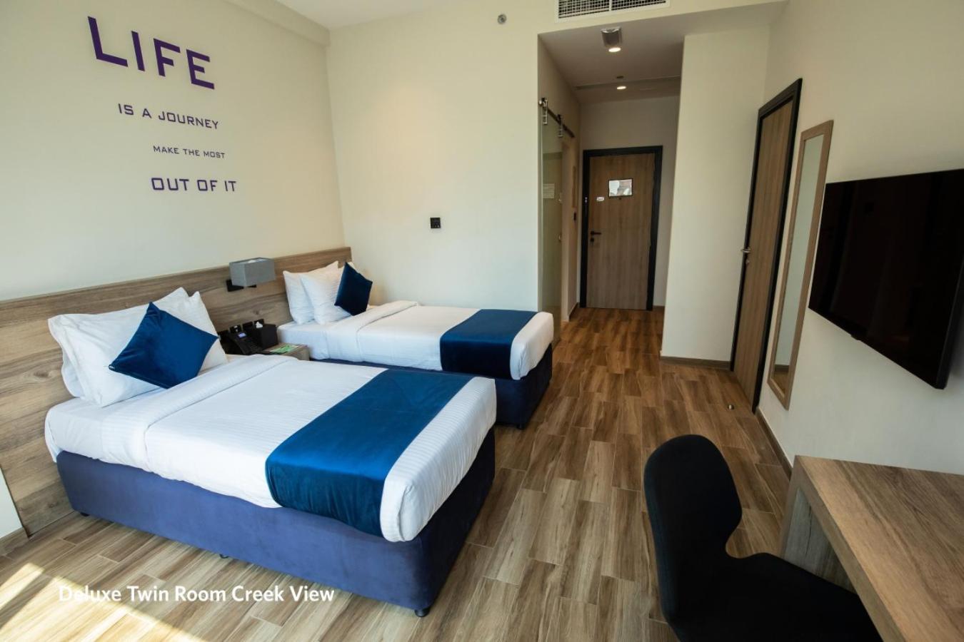 Deluxe Room Twin Bed Waterfront View includes F&B