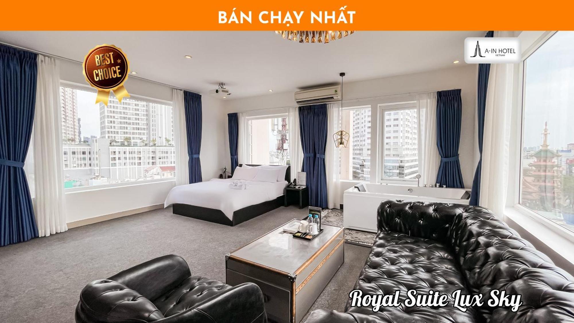 Royal Suite Lux Sky Jacuzzi Rooftop City View