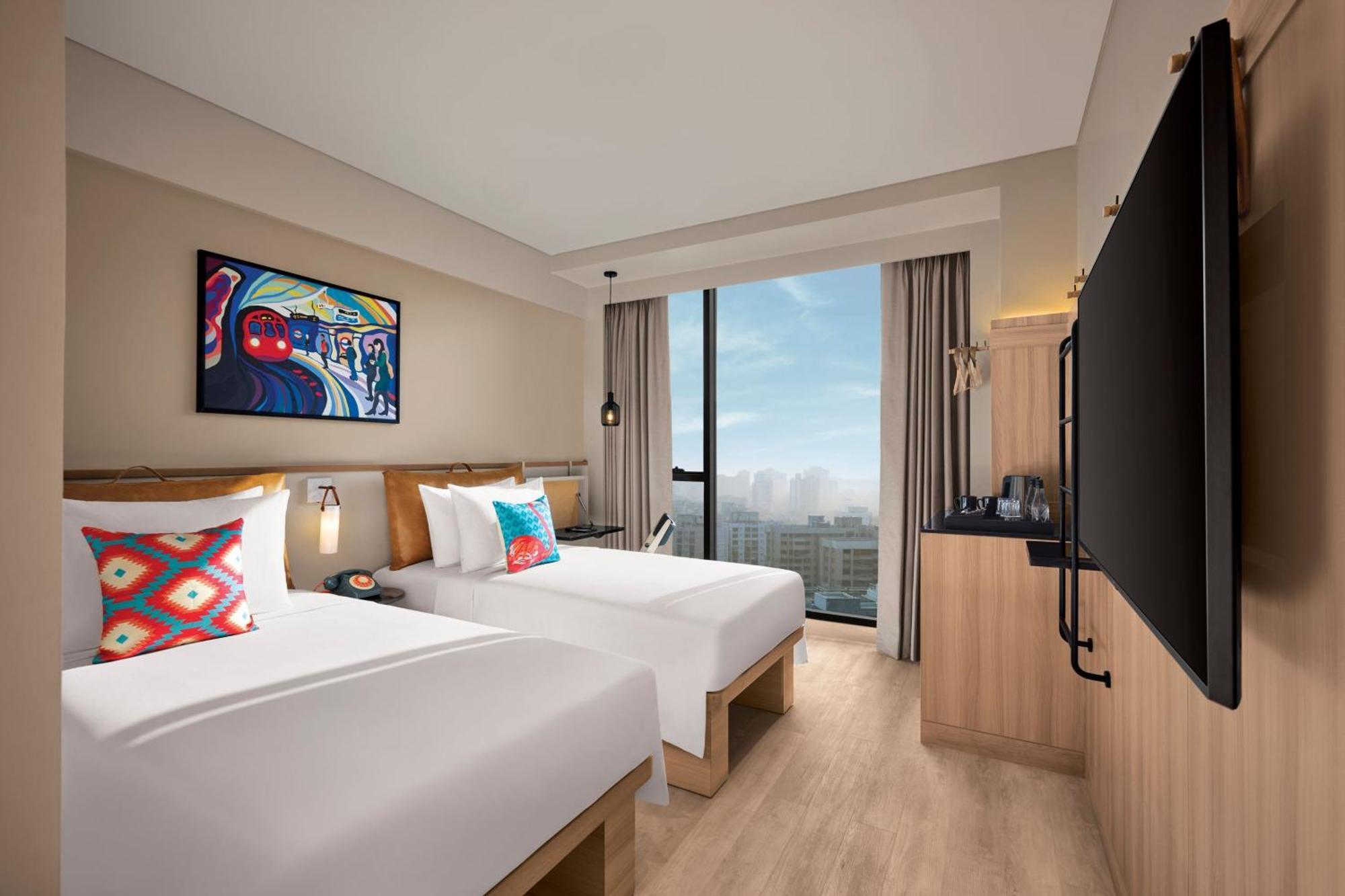 Moxy High Twin Room Complimentary INR 1000 Hotel CreditHappy Hours 11 Complimentary mocktail or cocktail on arrival