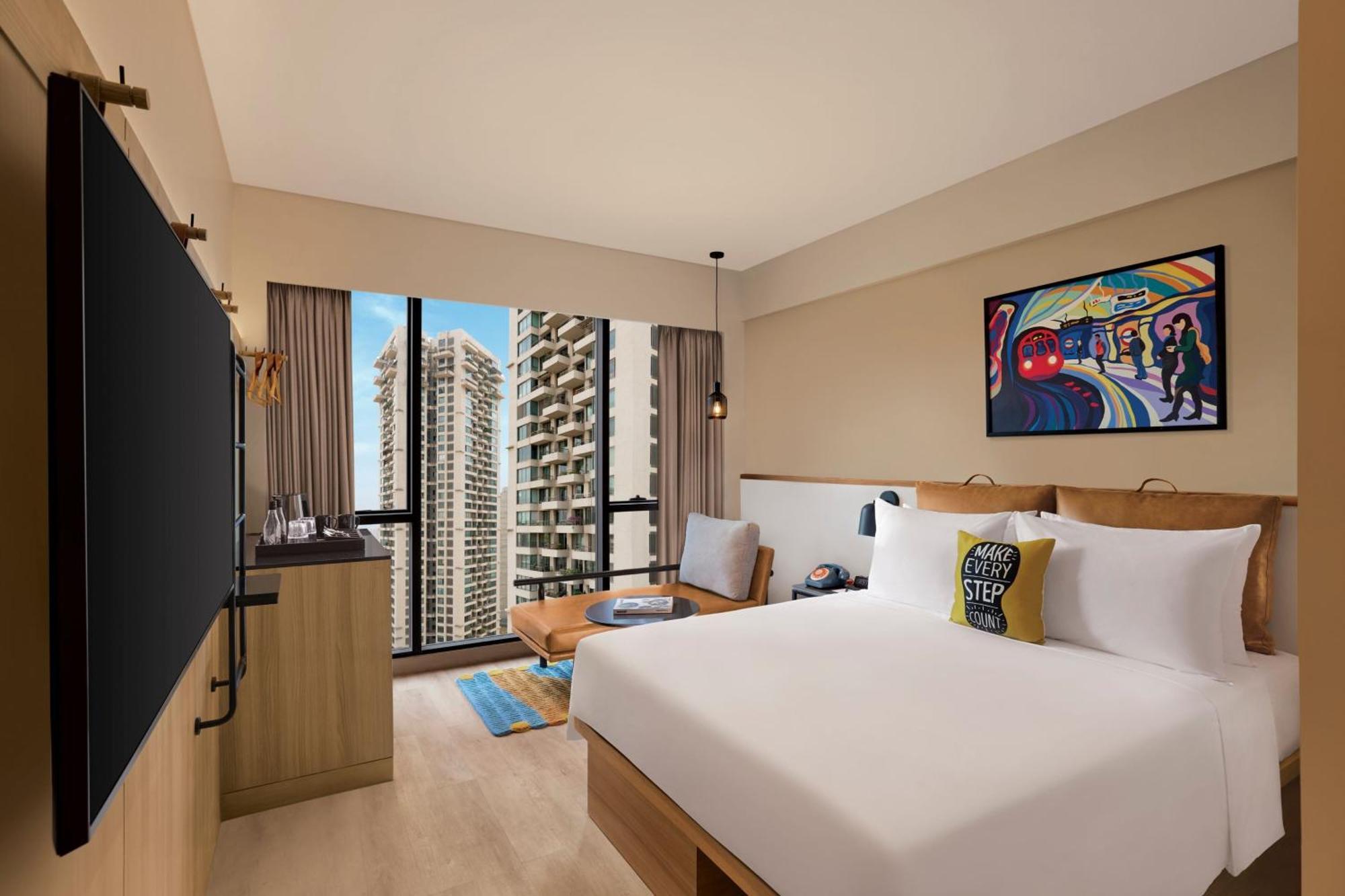 Moxy High Queen Room Complimentary INR 1000 Hotel CreditHappy Hours 11 Complimentary mocktail or cocktail on arrival