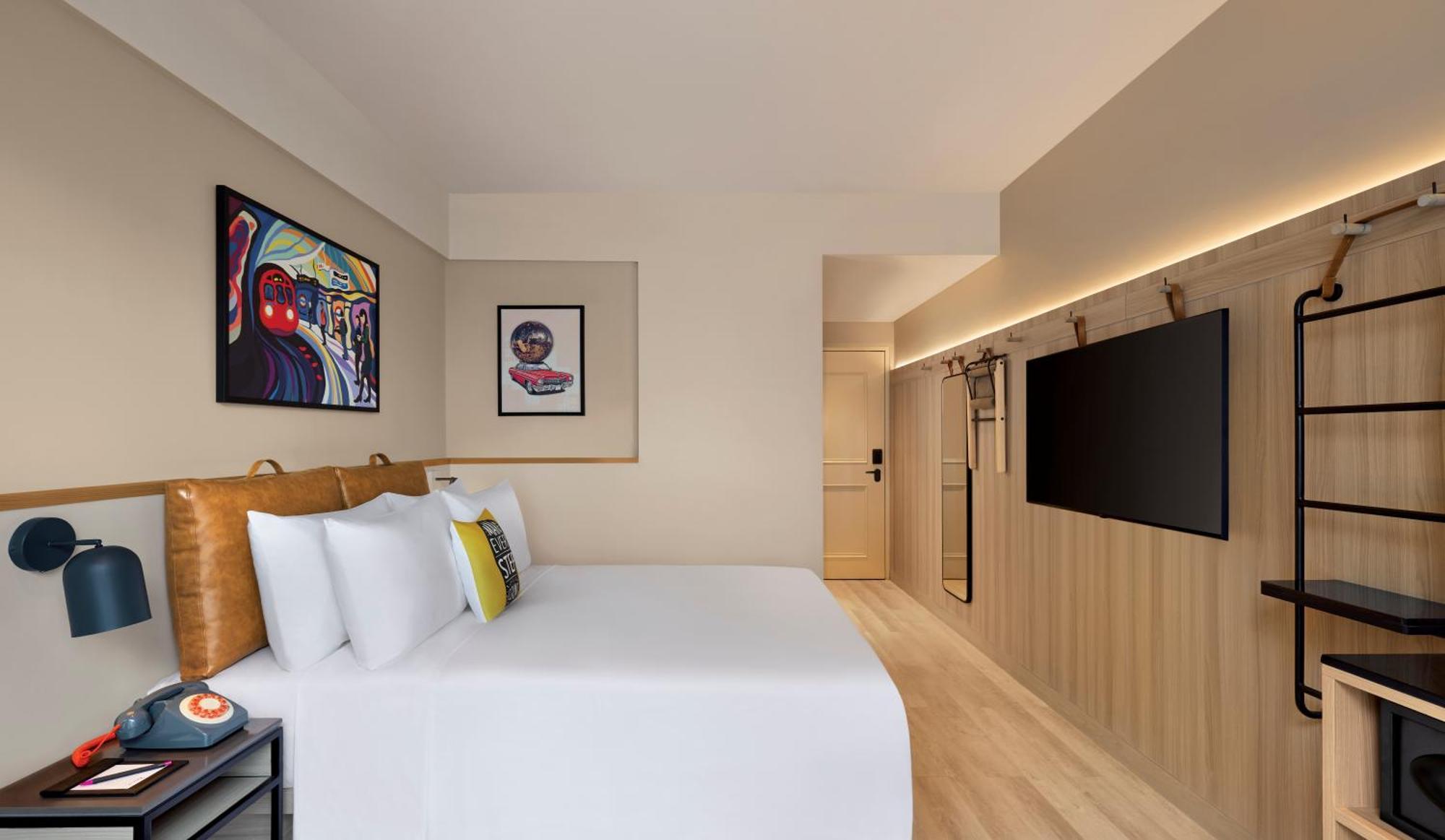 Moxy Queen Room Complimentary INR 1000 Hotel CreditHappy Hours 11 Complimentary mocktail or cocktail on arrival