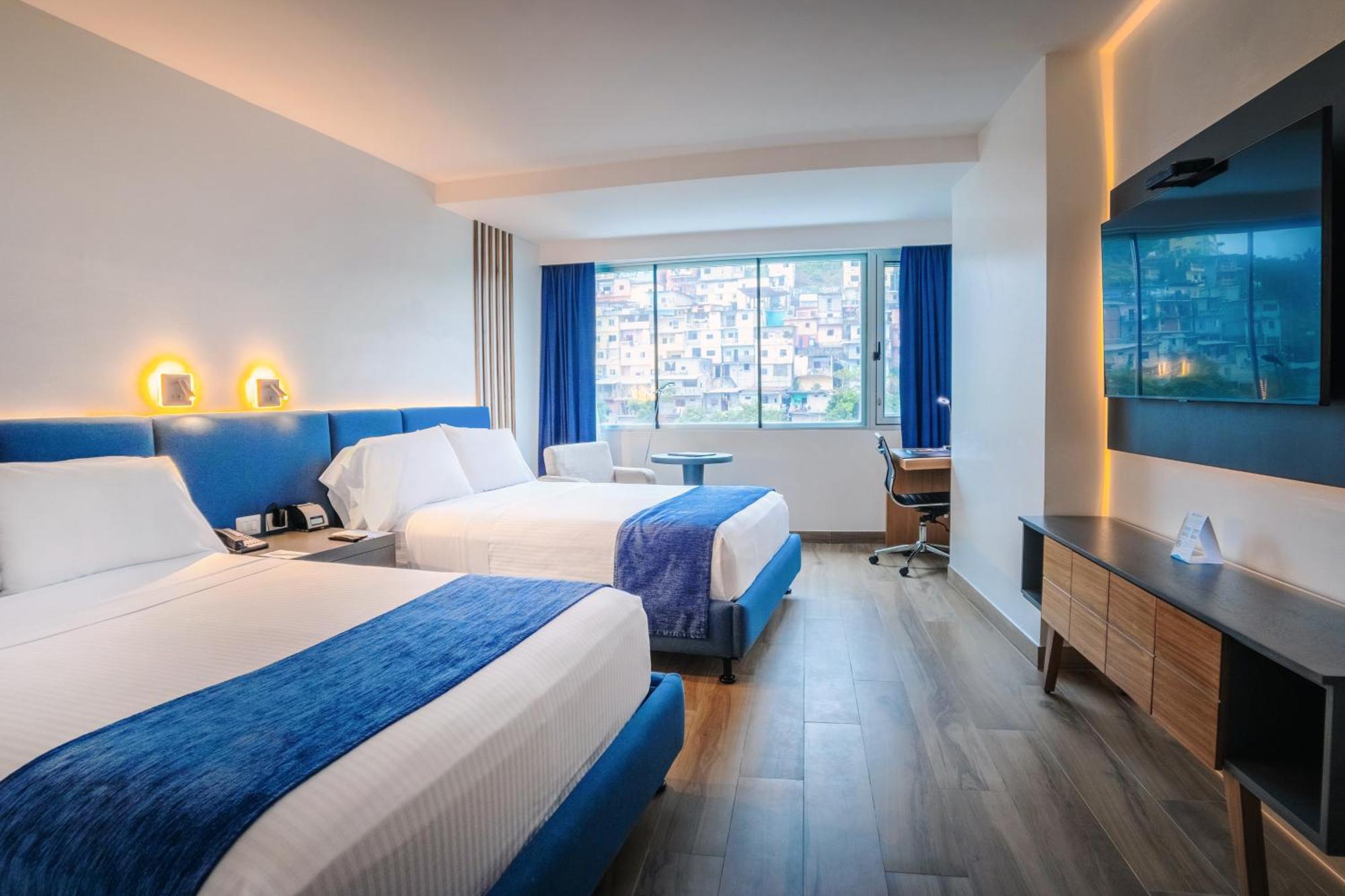 Room Two Double Bed City View