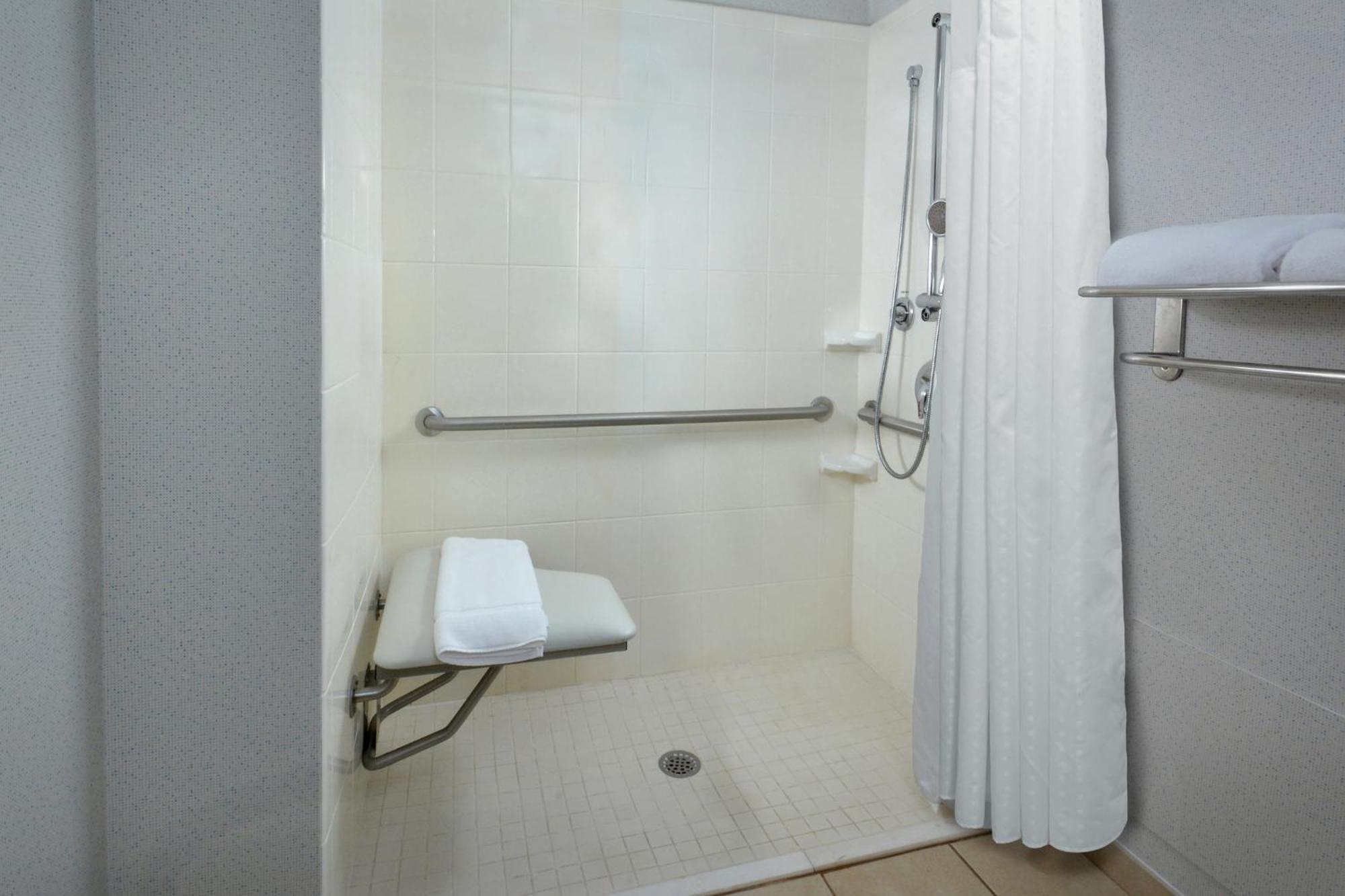 Standard King Room Mobility Accessible Roll Shower