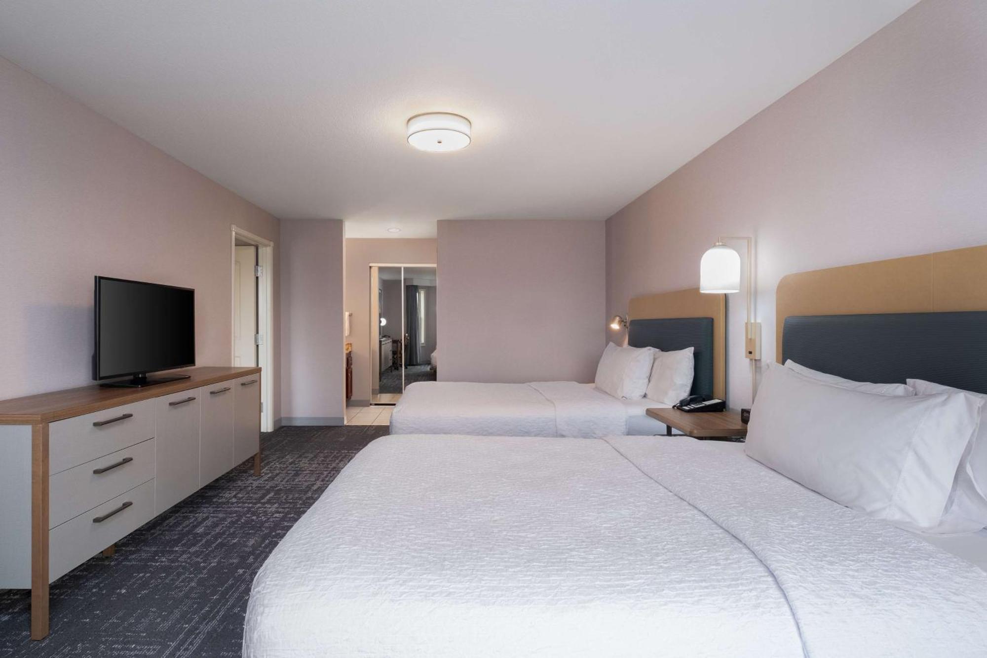 Suite Two Queen Beds Tub Mobility Hearing Access or Non-Smoking