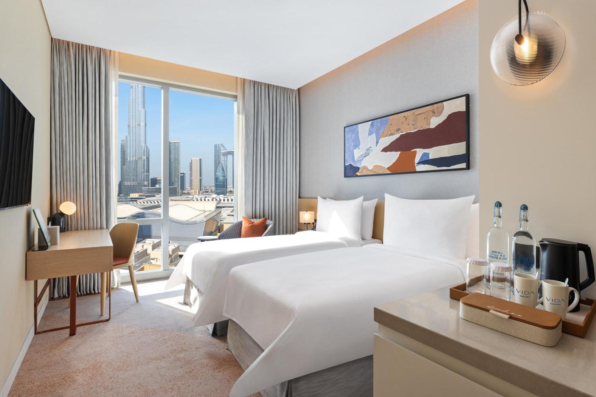 Deluxe Room Twin Burj Khalifa View