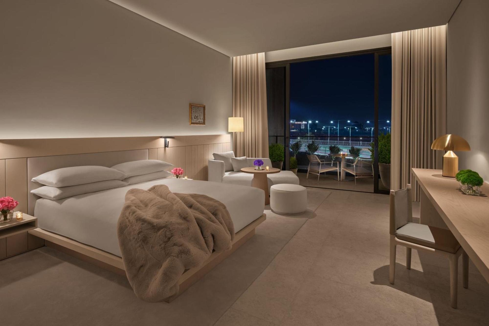 Deluxe King Room with Terrace and City View