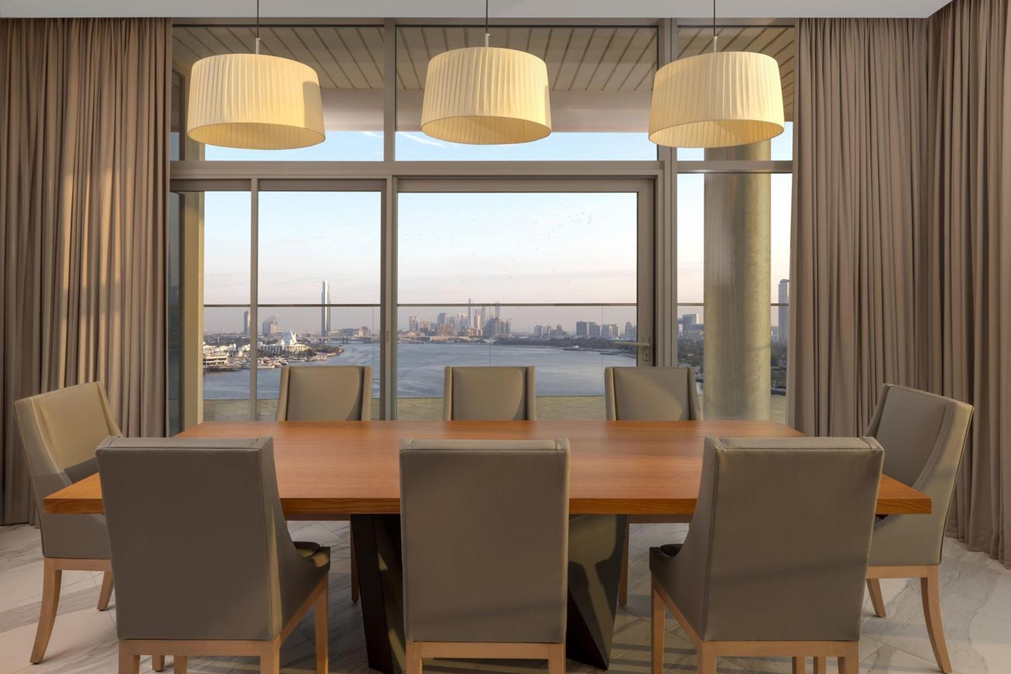 Three-Bedroom Duplex Corner Apartment Balcony