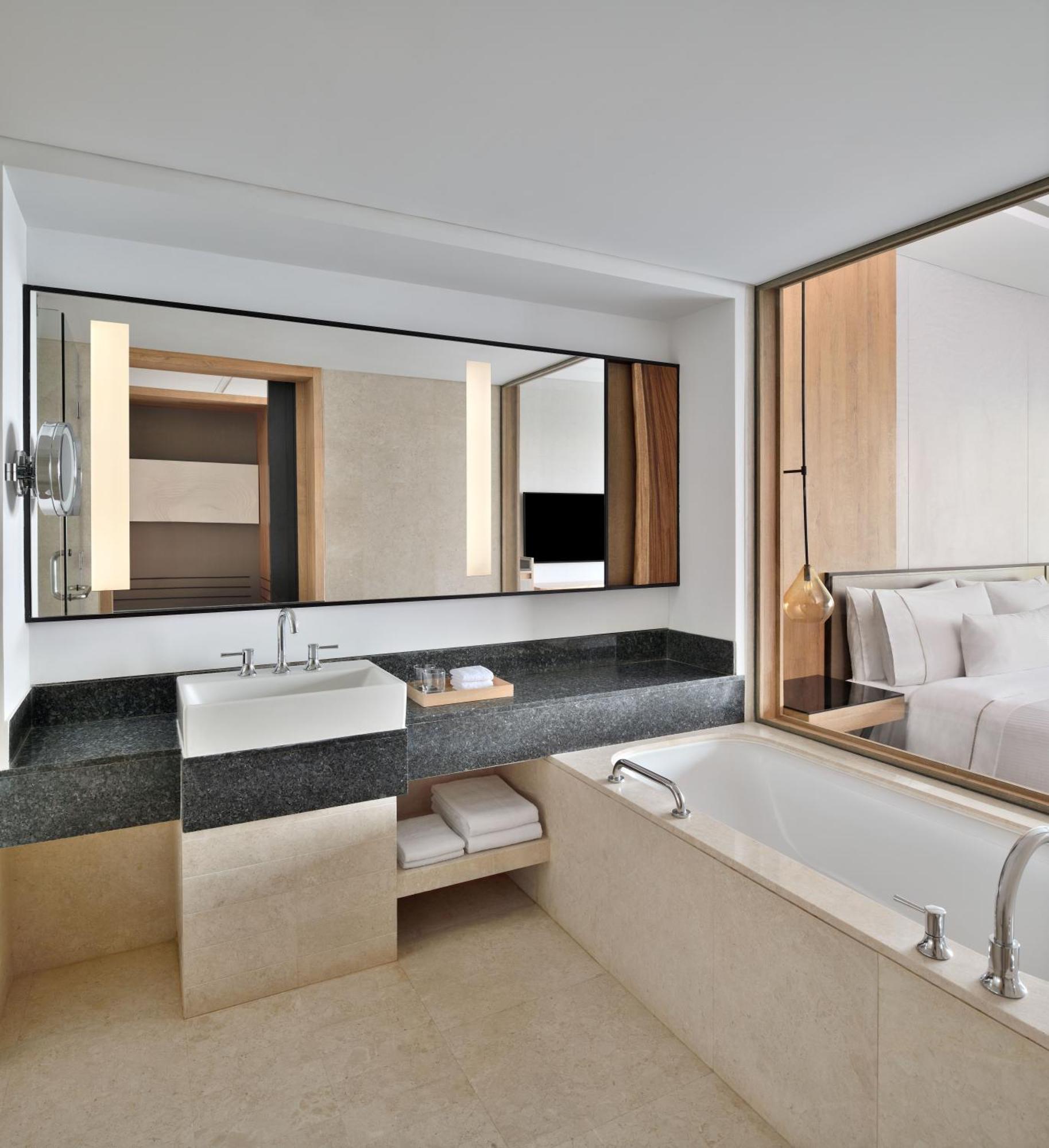 Larger Guest 2 Double Bed Room Lake View Curated high-tea experience & enjoy on F&B Spa