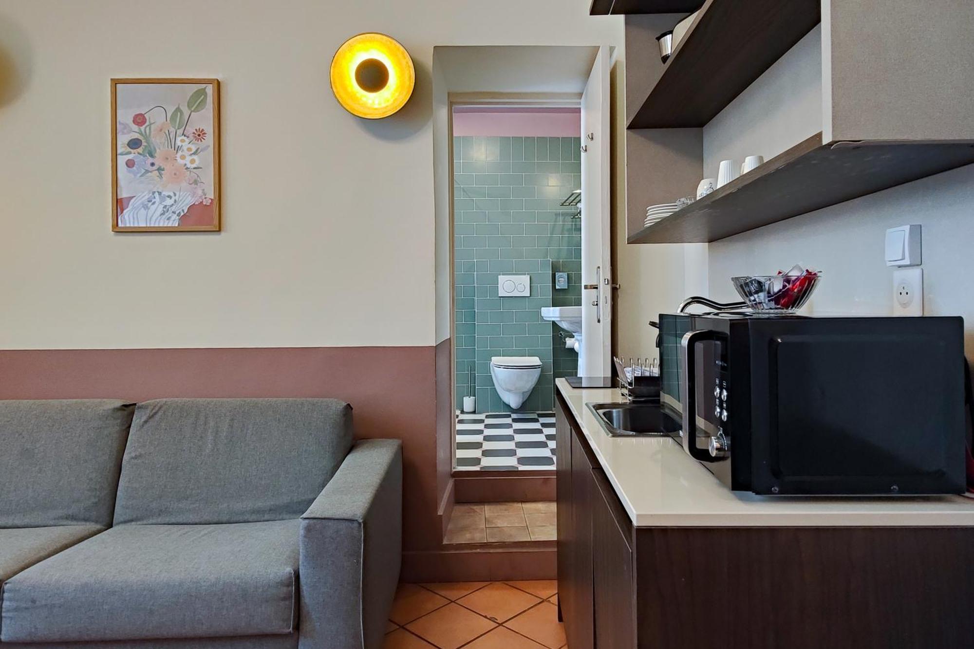 One-Bedroom Apartment Balcony