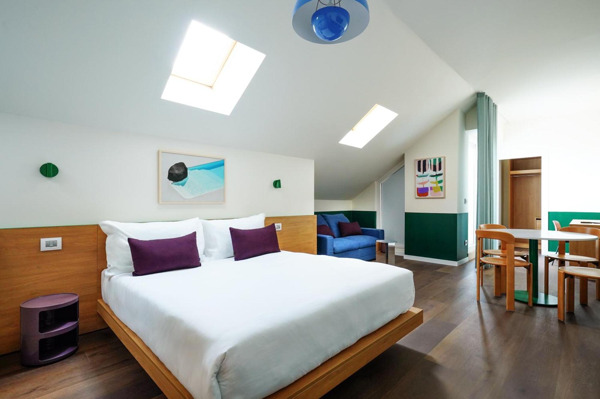 Extra Large Studio with Kitchenette, Balcony and Sofa Bed