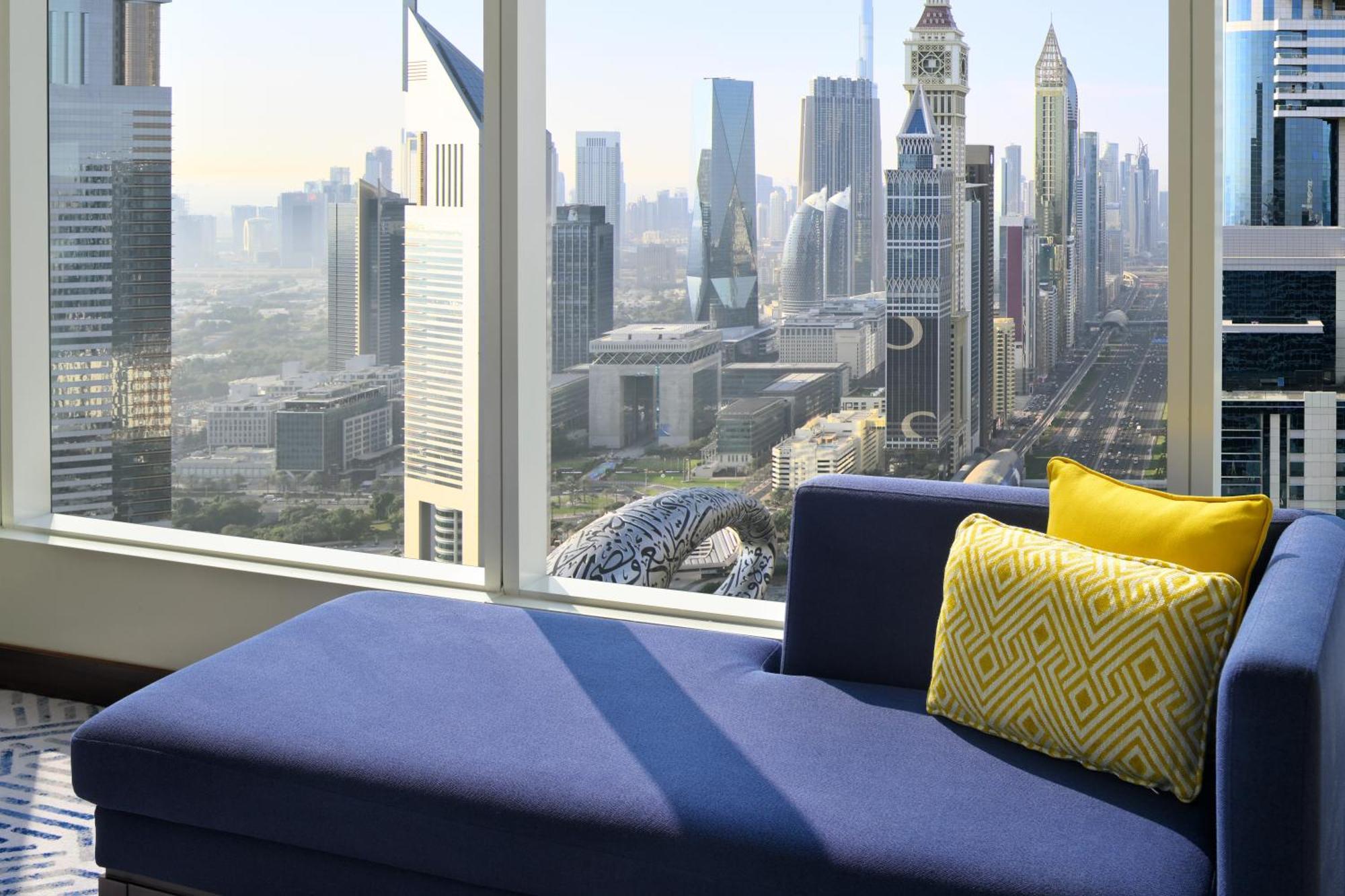 One-Bedroom Ambassador Suite Skyline View High Floor
