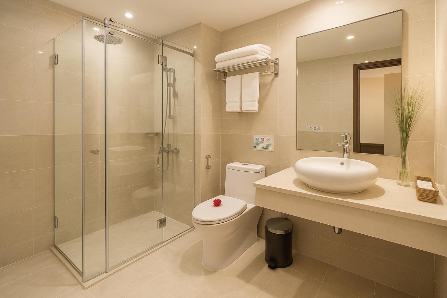 Deluxe Double Room Shower