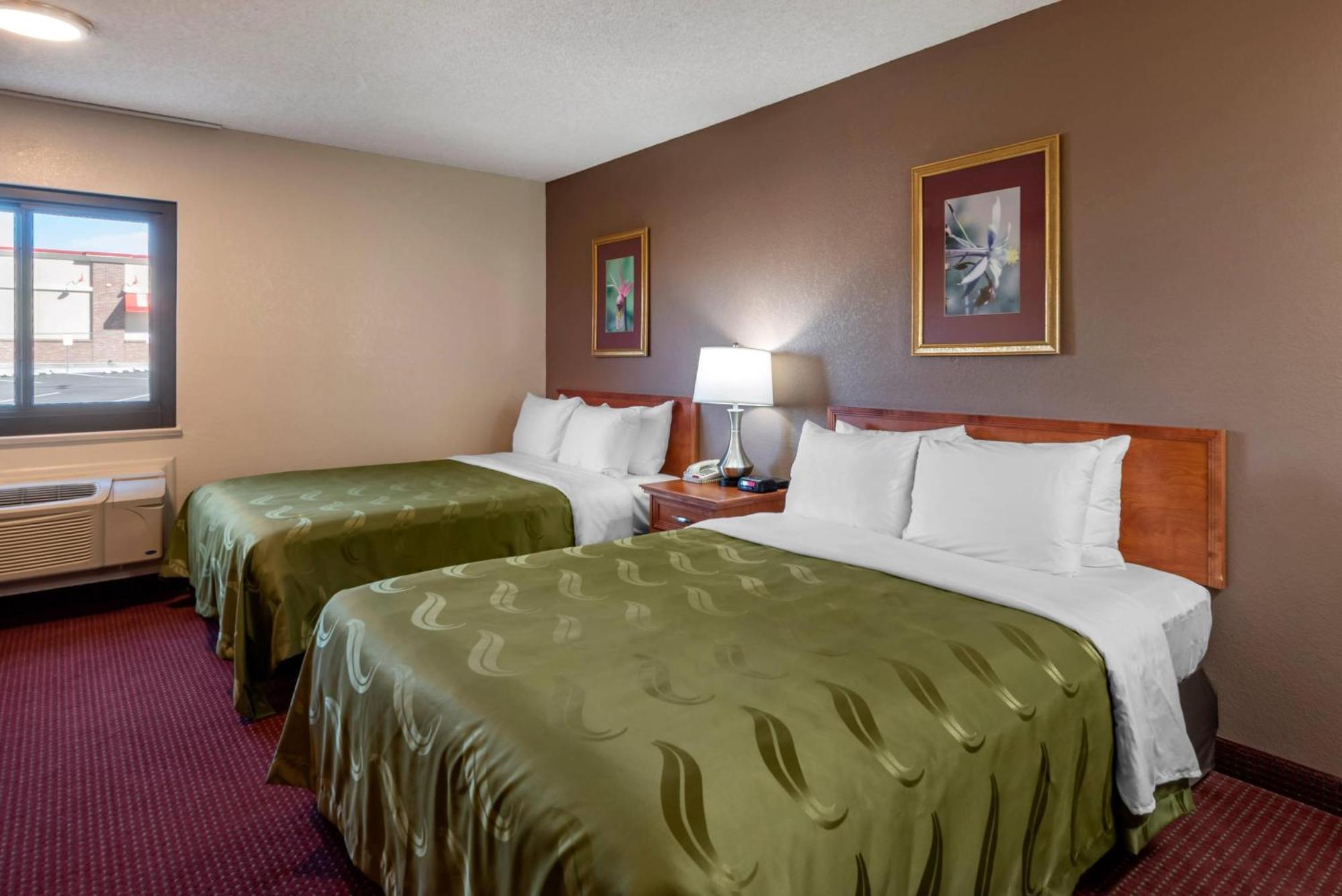 Queen Room Two Queen Beds Roll Shower Accessible or Non-Smoking