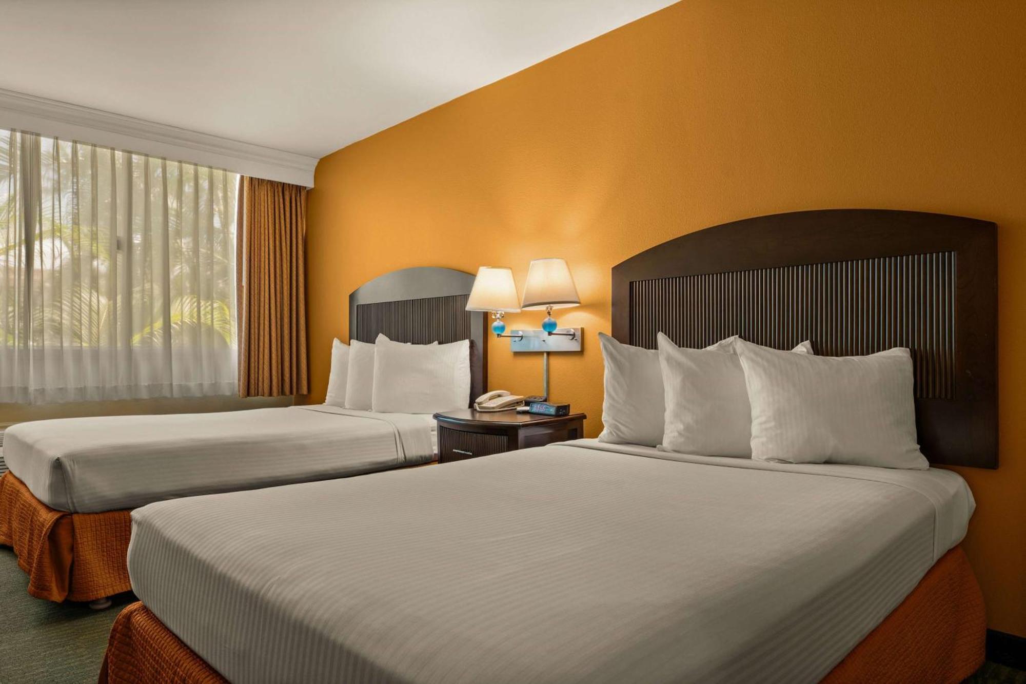 Double Room Two Double Beds Roll Shower Mobility or Hearing Accessible Non-Smoking