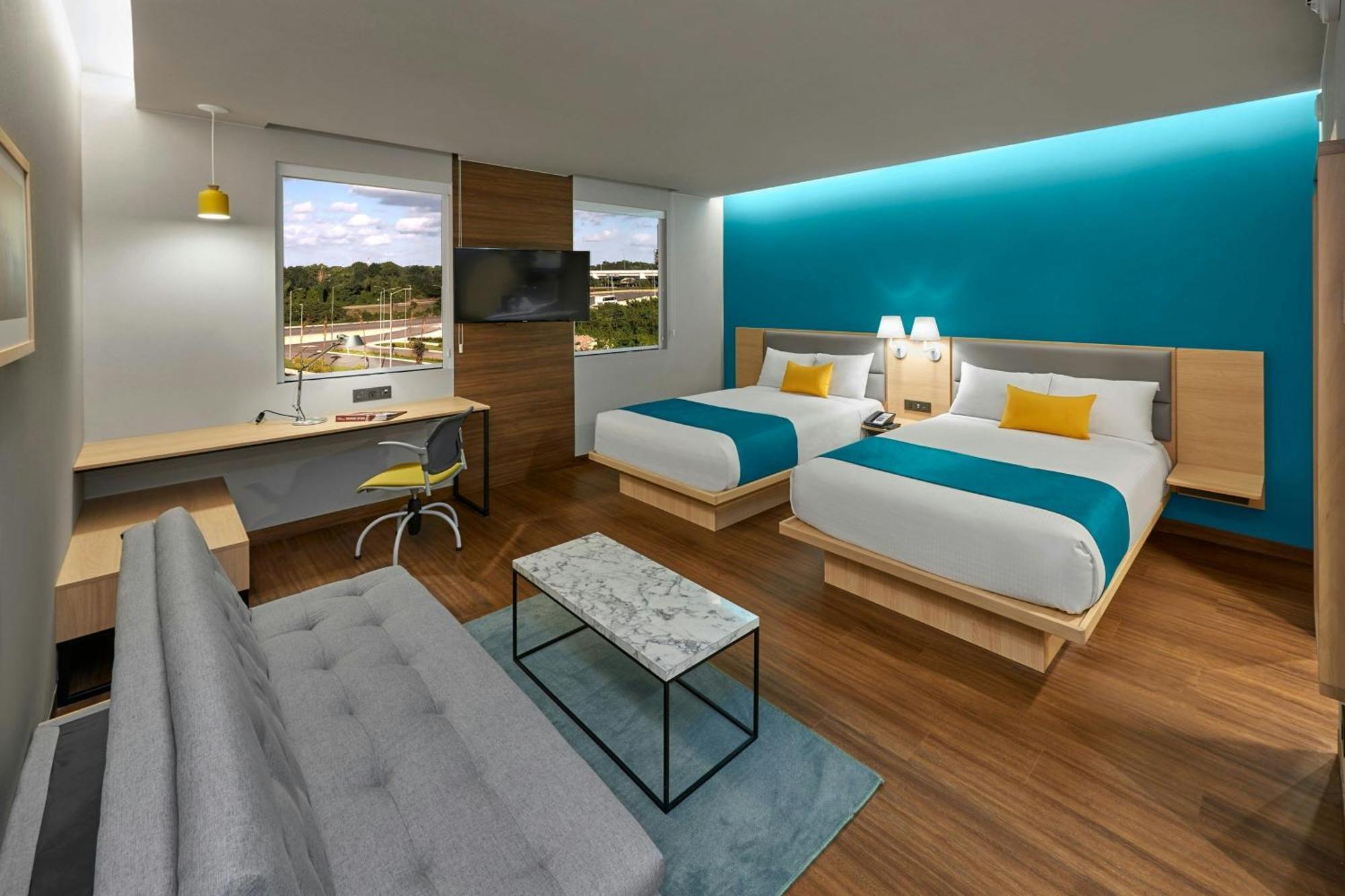 Suite Two Double Beds Sofa Bed
