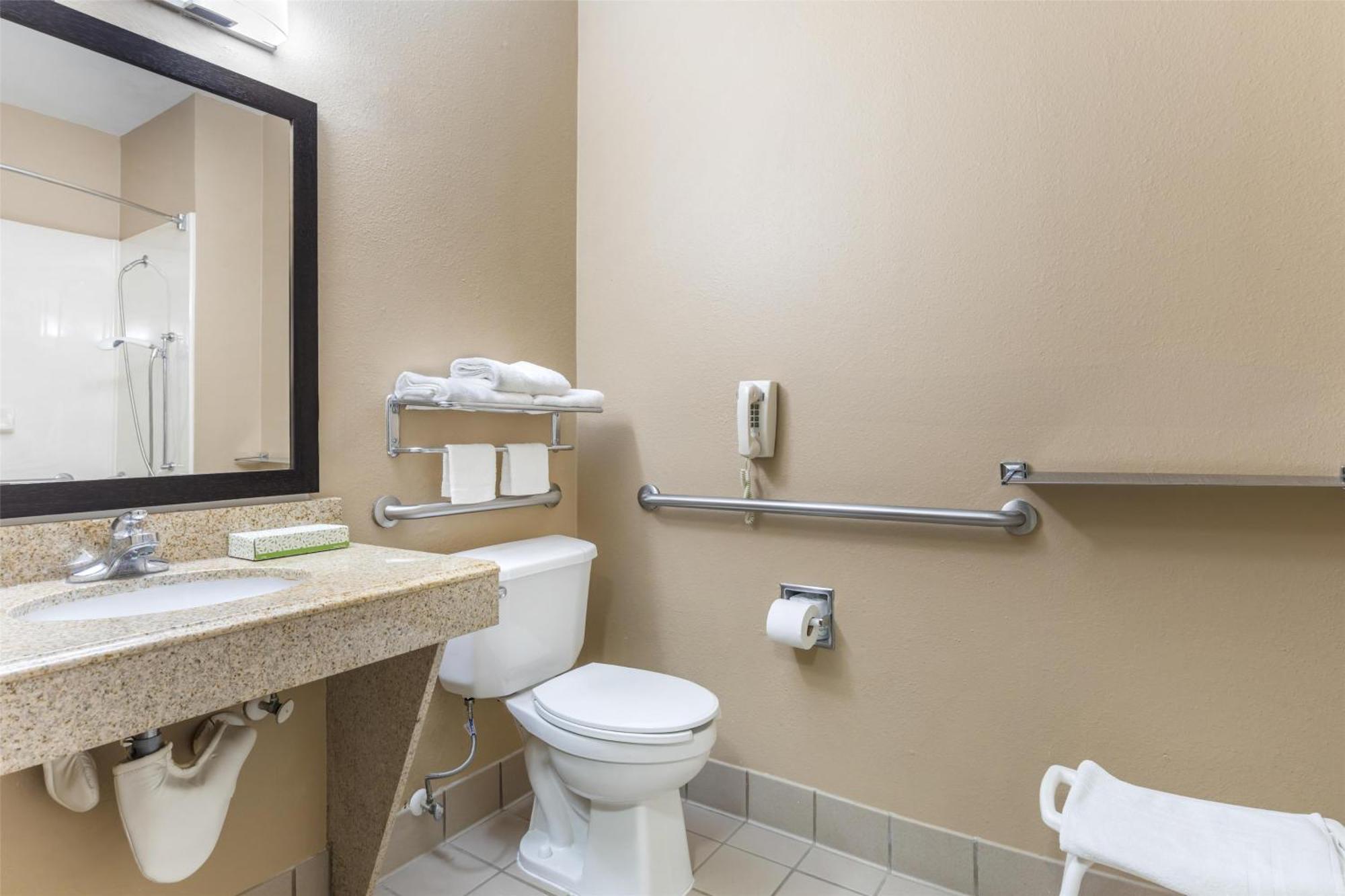 Queen Room with Two Queen Beds with Mobility Accessible Roll-In Shower