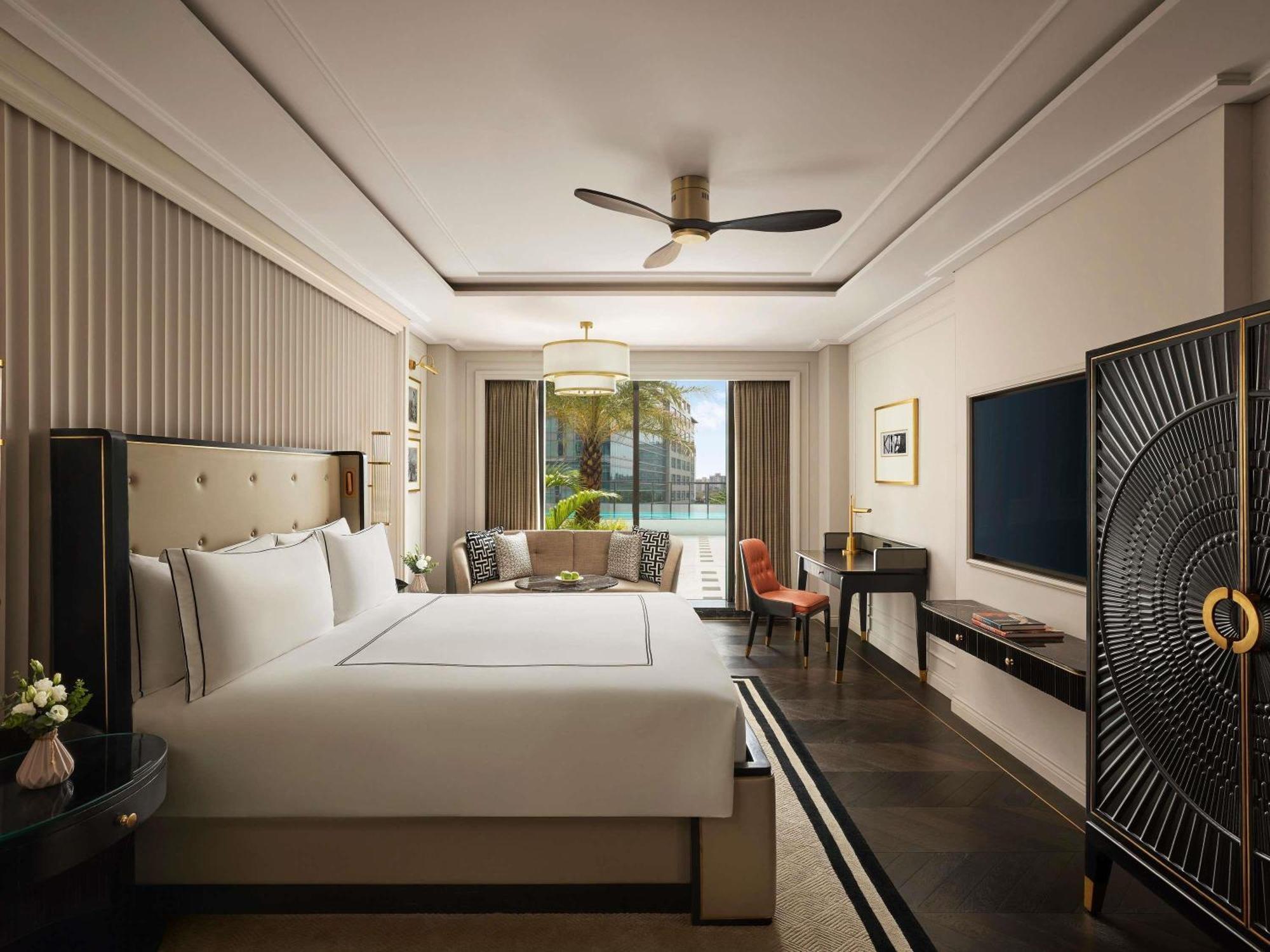Fairmont King Room Pool View Complimentary Airport Transfers T1 & T2 Soft Mini Bar Daily 4 Piece LaundryNon Cumulative dining on barring IRD & tobacco Book a 60-Min Spa Session & on Cryotherapy*