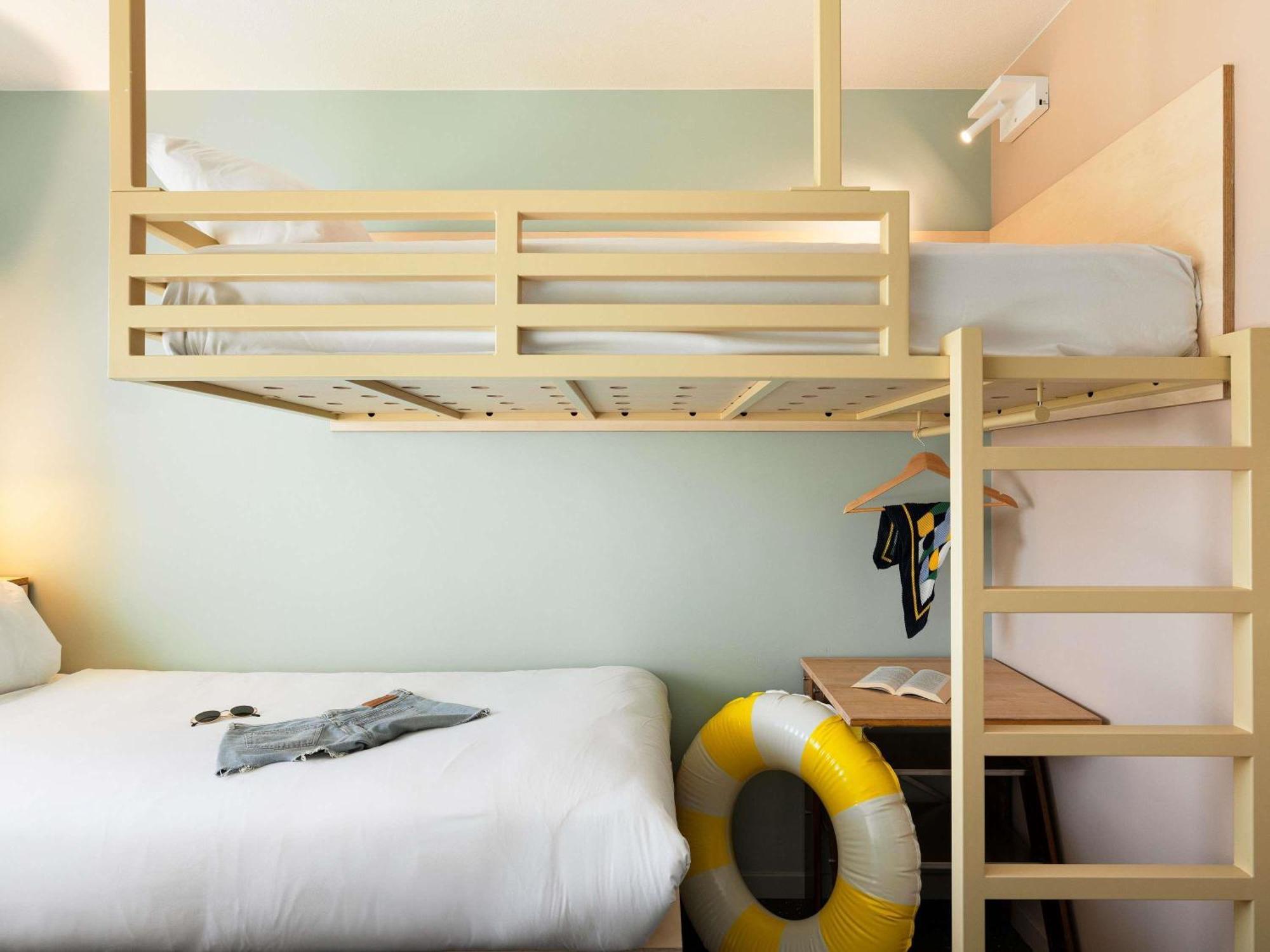 POP Triple Room One Double One Single Bunk Bed