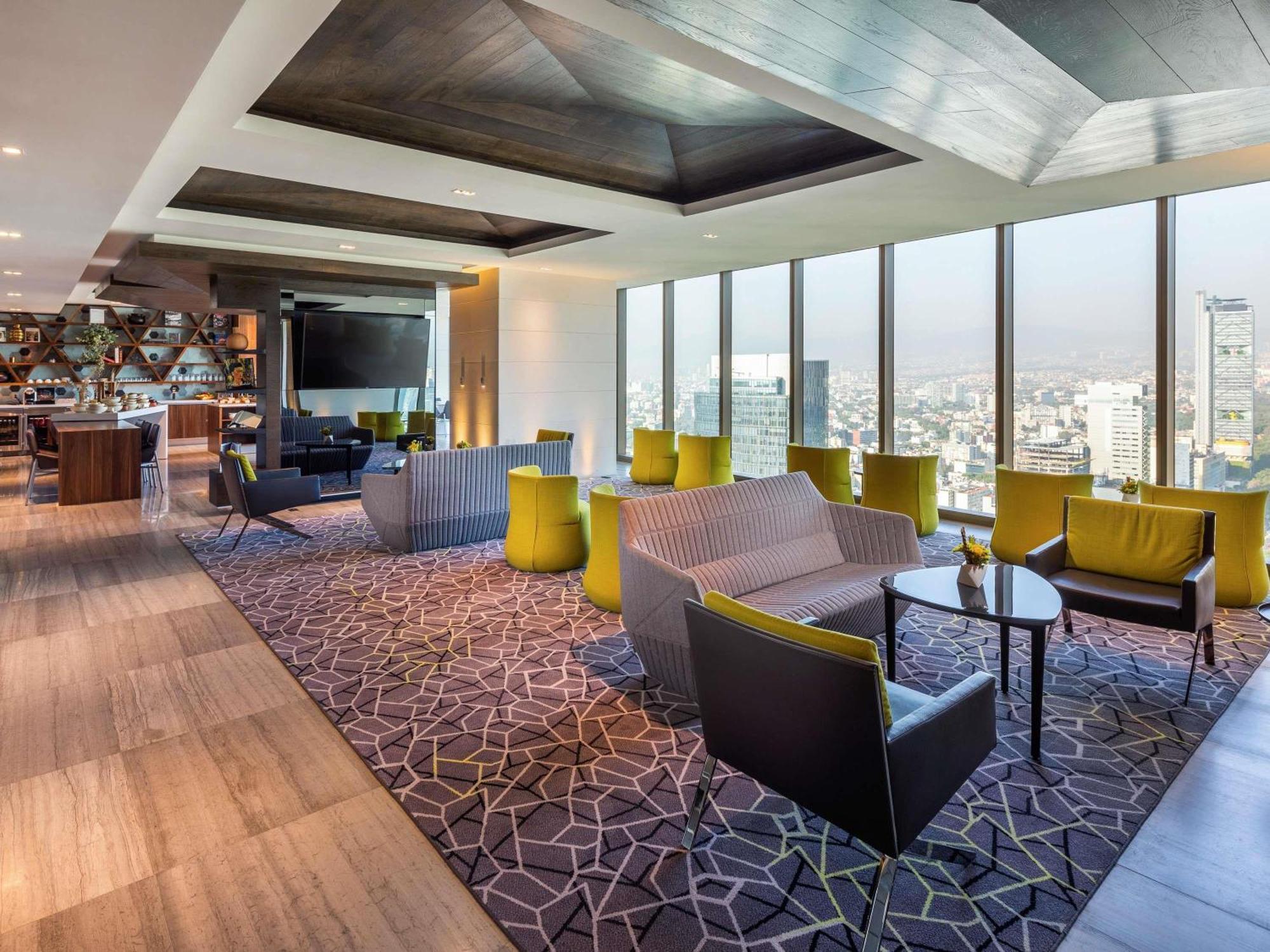 Junior Suite Two Double Beds Skyline View