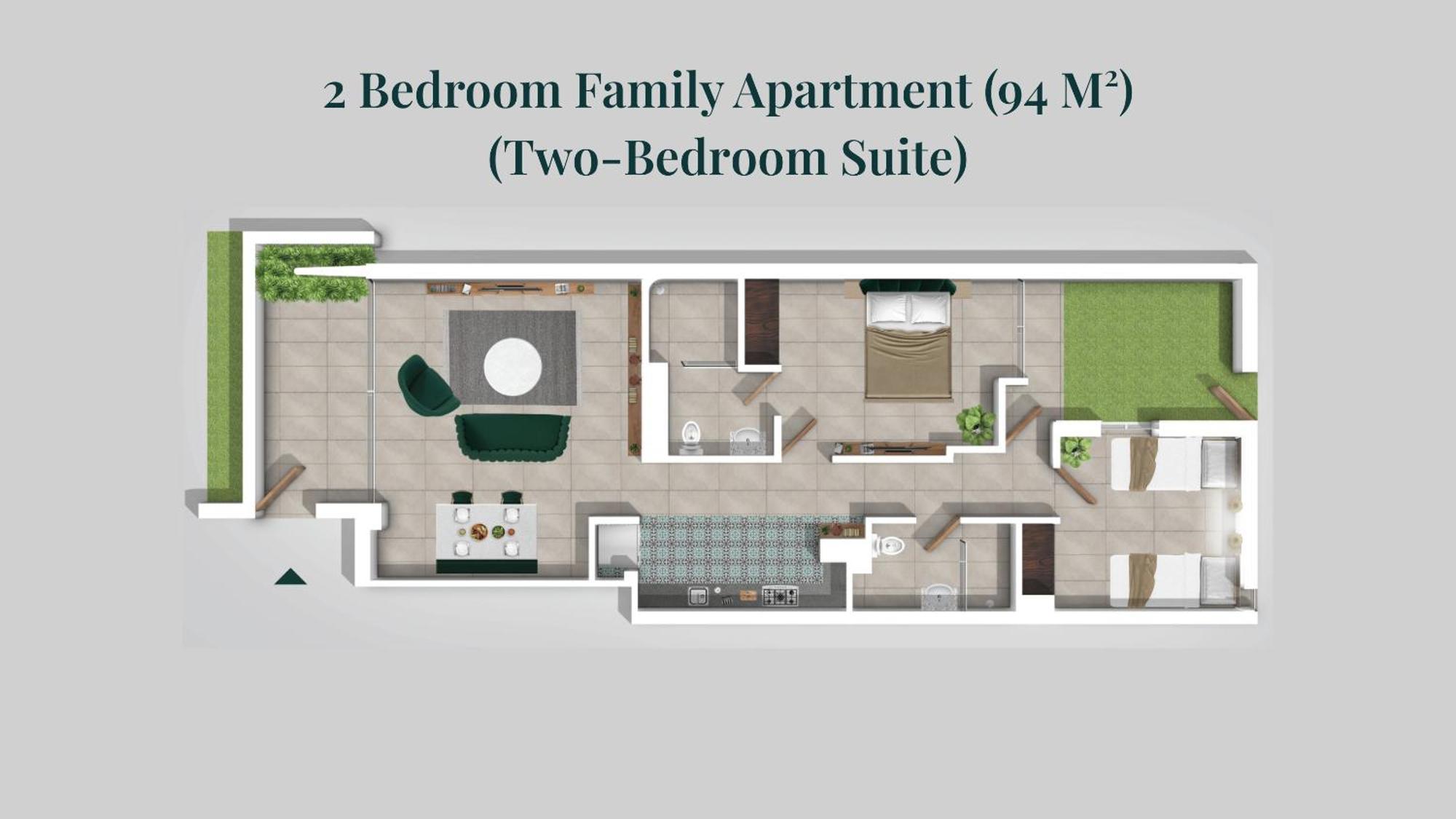 Two Bedrooms Family Suite