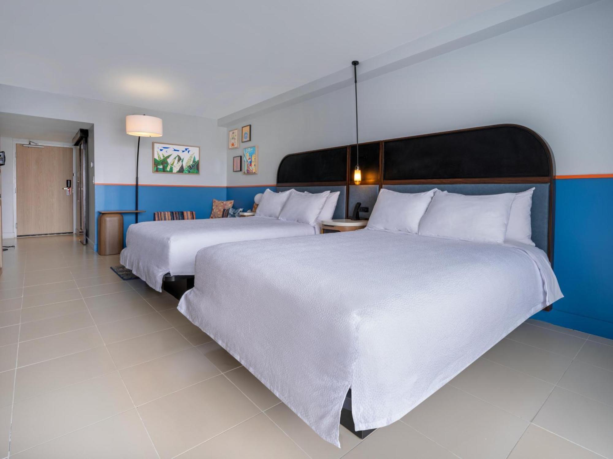 Deluxe Queen Room Two Queen Beds Balcony Bay View