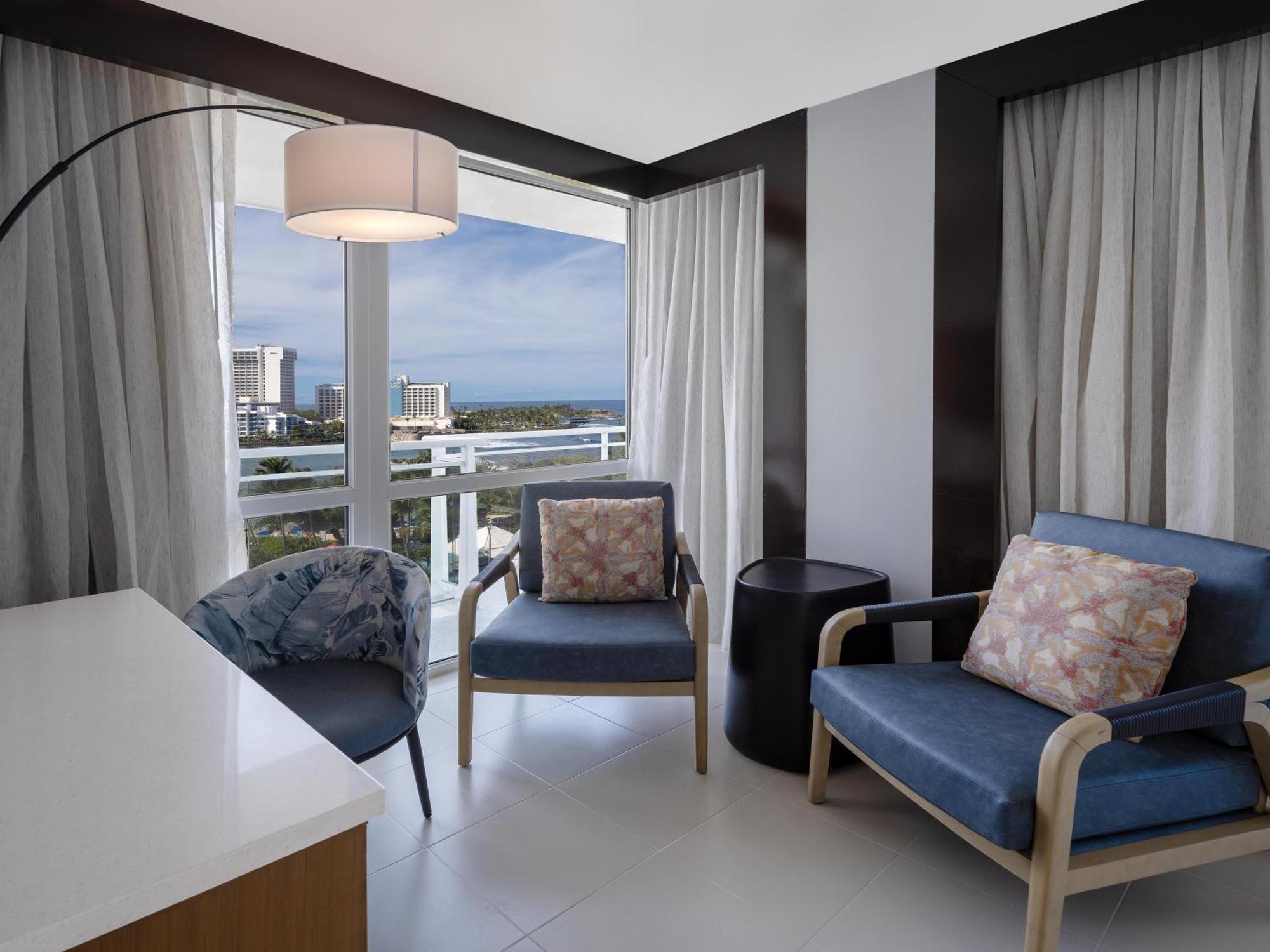 King Room one King Bed Balcony Water View