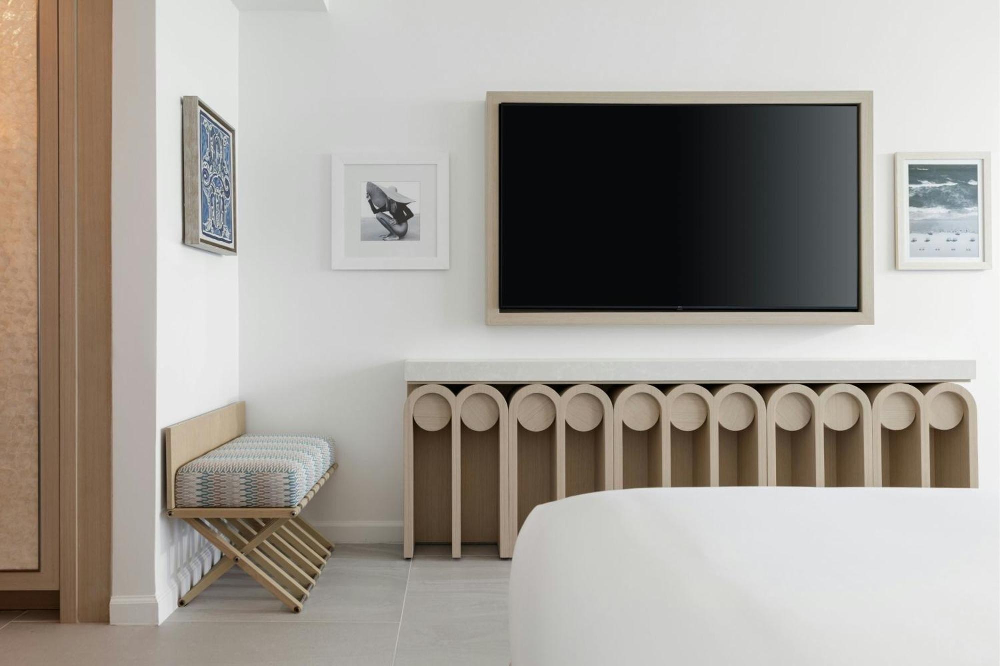 One-Bedroom Deluxe King Suite Sofa Bed Partial Ocean View