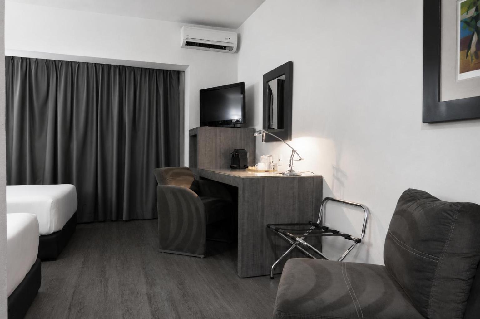 Double Room Two Double Beds Street View