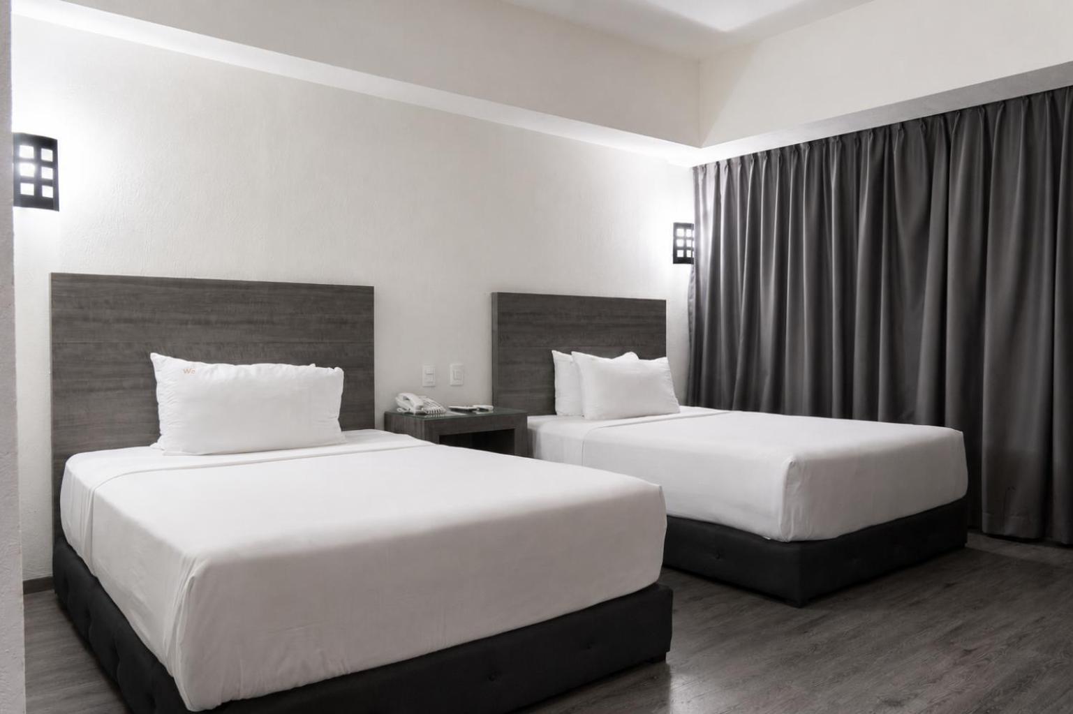 Double Room Two Double Beds Street View