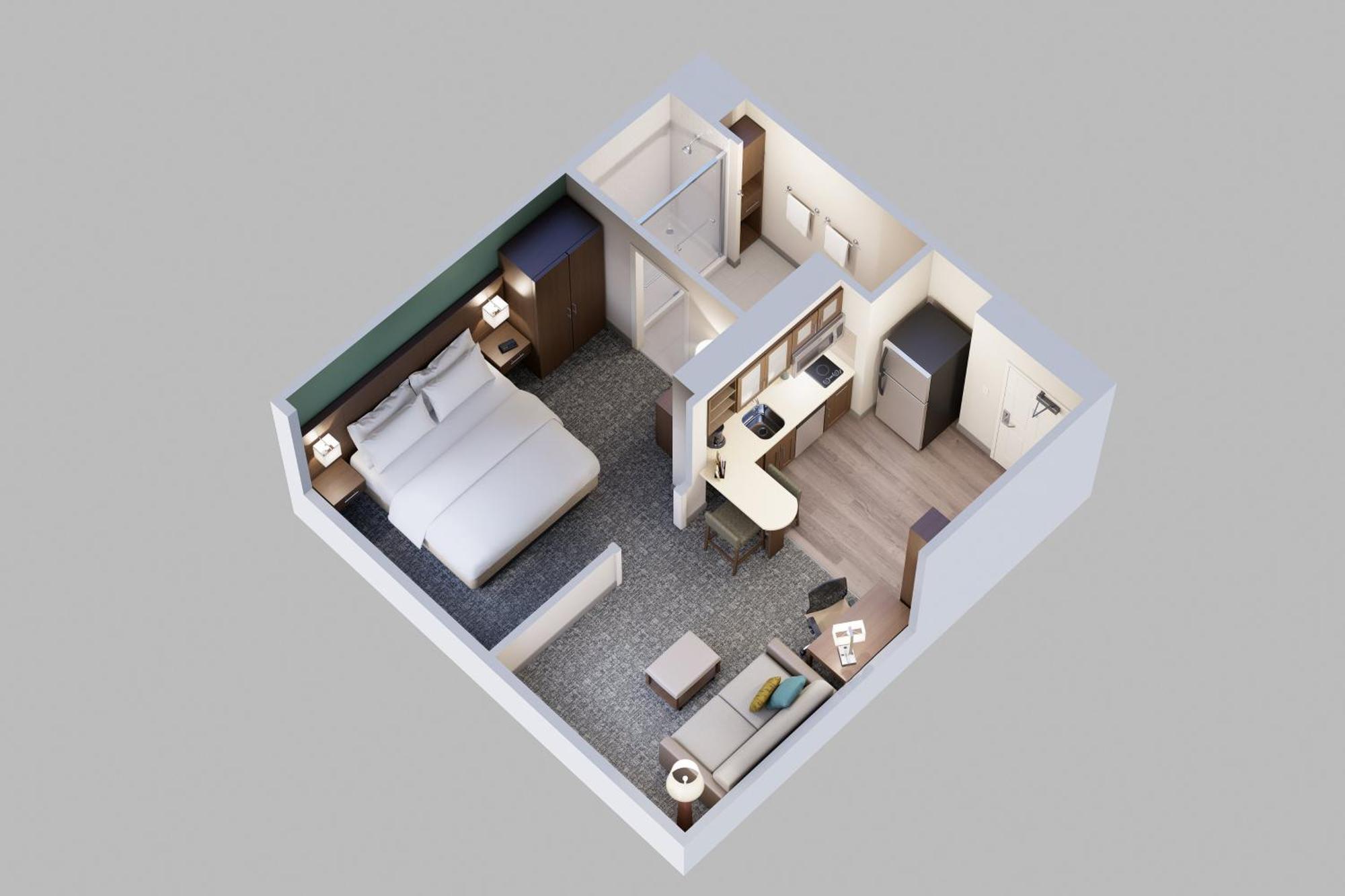 One-Bedroom King Suite Sofa Bed