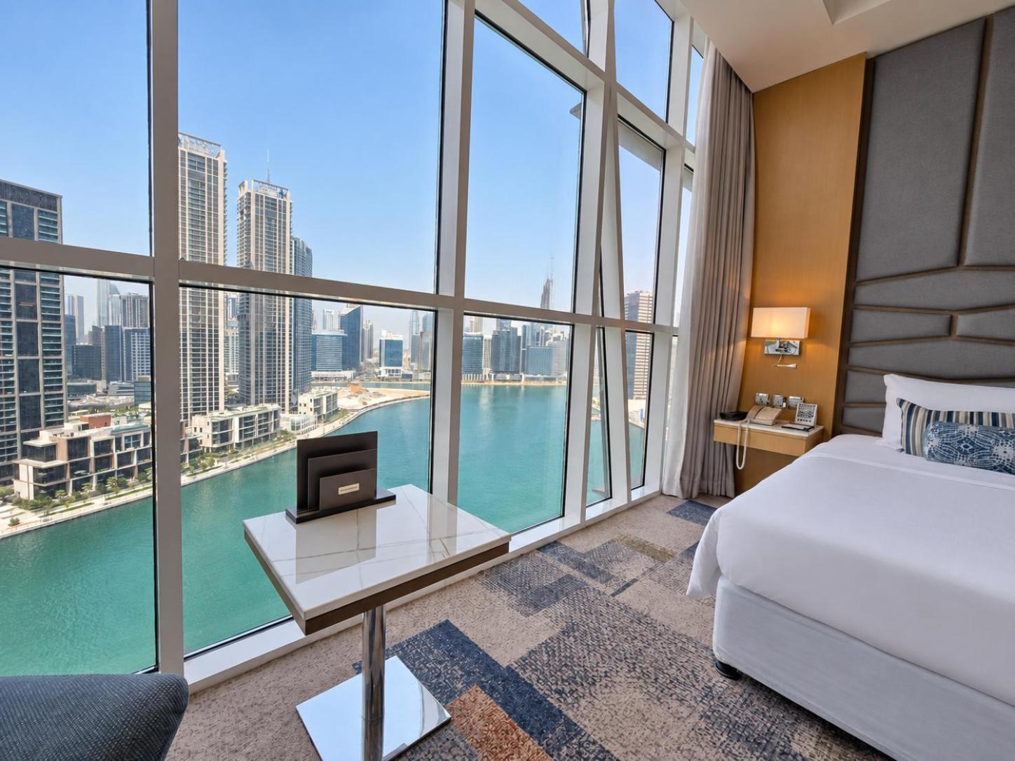 One Bedroom Suite Dubai Canal view access to Hotel's private beach at Palm-Jumeirah