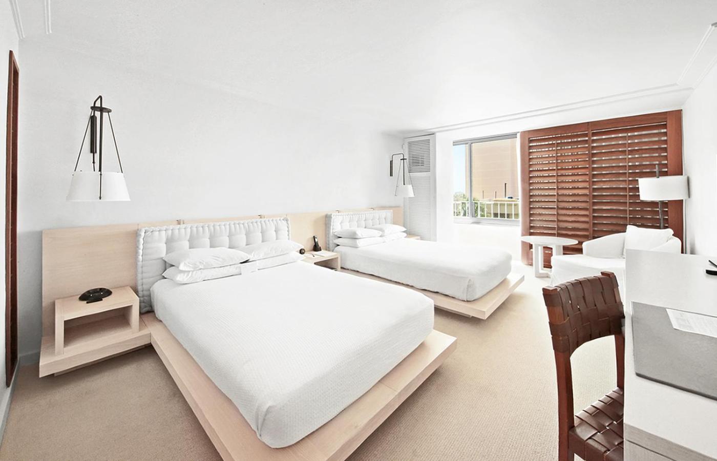 Twin Room Two Twin Beds City View
