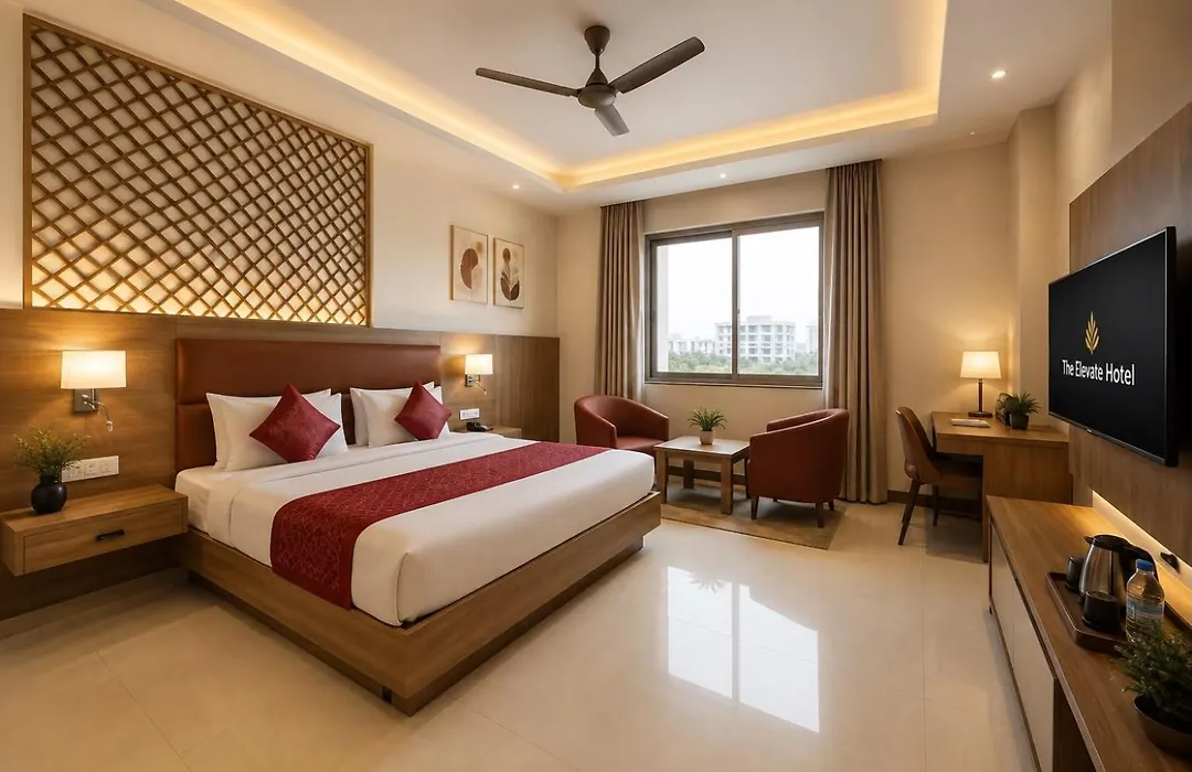The Elevate Hotel Near Terminal 3 Delhi Airport With- Free Airport Pickup-1