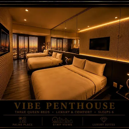 Luxury 4000 Sqft Penthouse At Palms Place 56 Floor-3