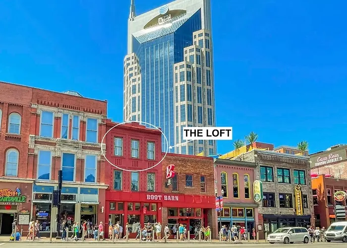 Broadway Penthouse Above Live Music & Bars Villa Nashville