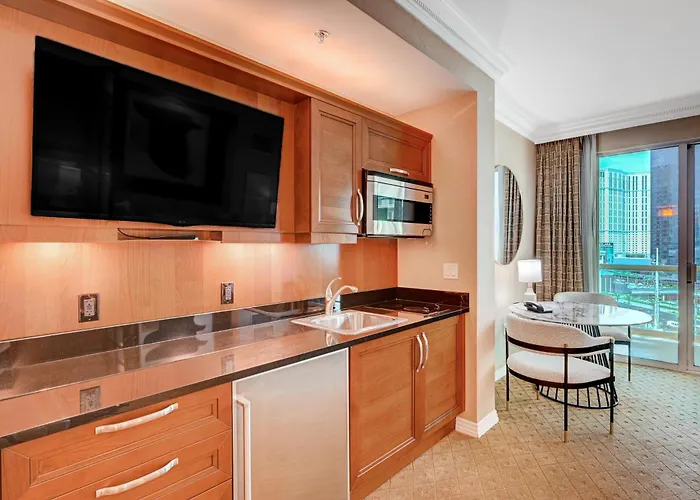 Amethyst Studio Suite Mgm Signature Strip View Balcony Las Vegas