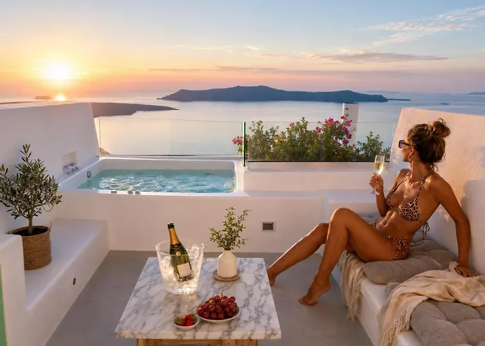 Mamma Mia Santorini Suites-Volcano -Caldera -Sunset View Fira 